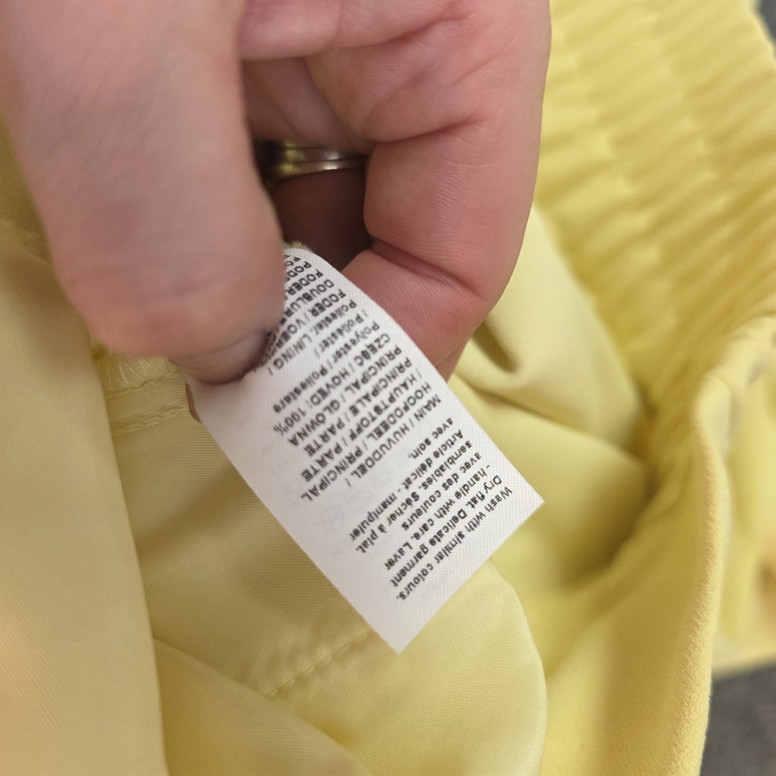 River Island Studios Lemon Yellow Wide Leg Palazzo Trousers UK 12 NWT Smart