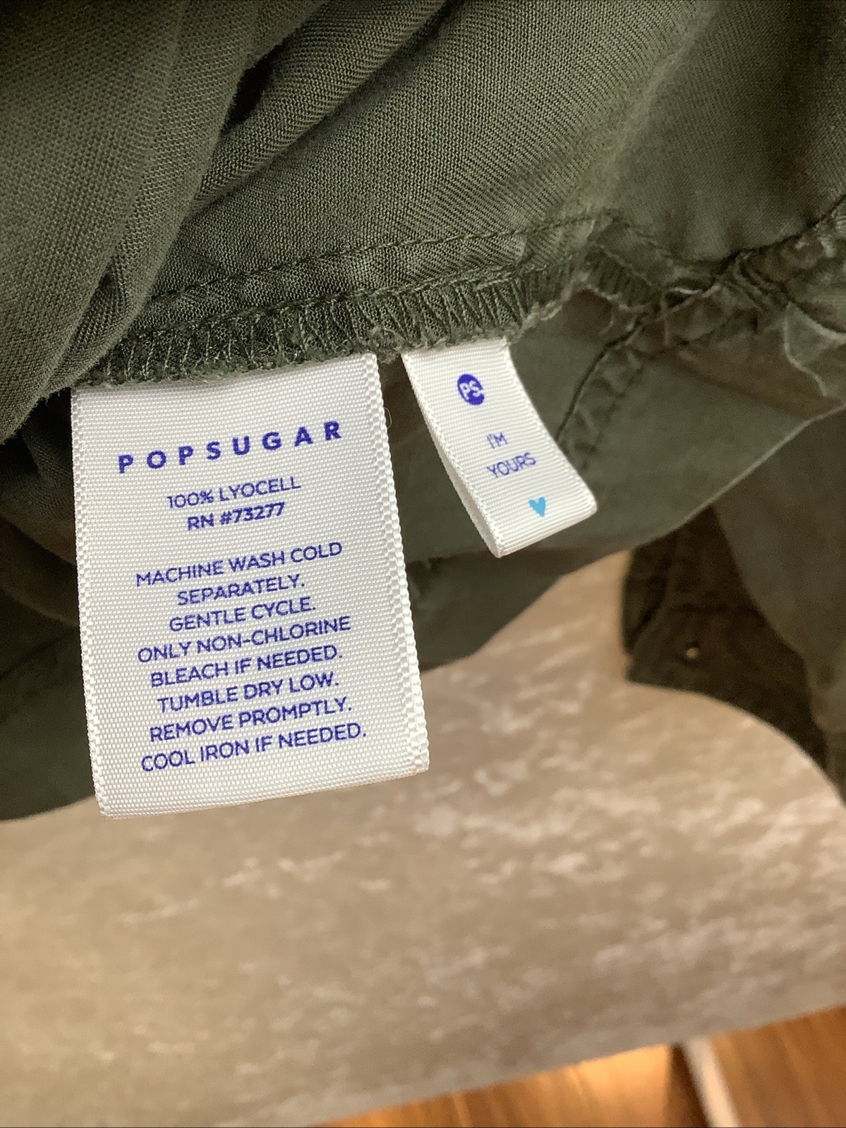 Popsugar Forest Green Lace Up Snap Button Womens Large Lightweight Jacket