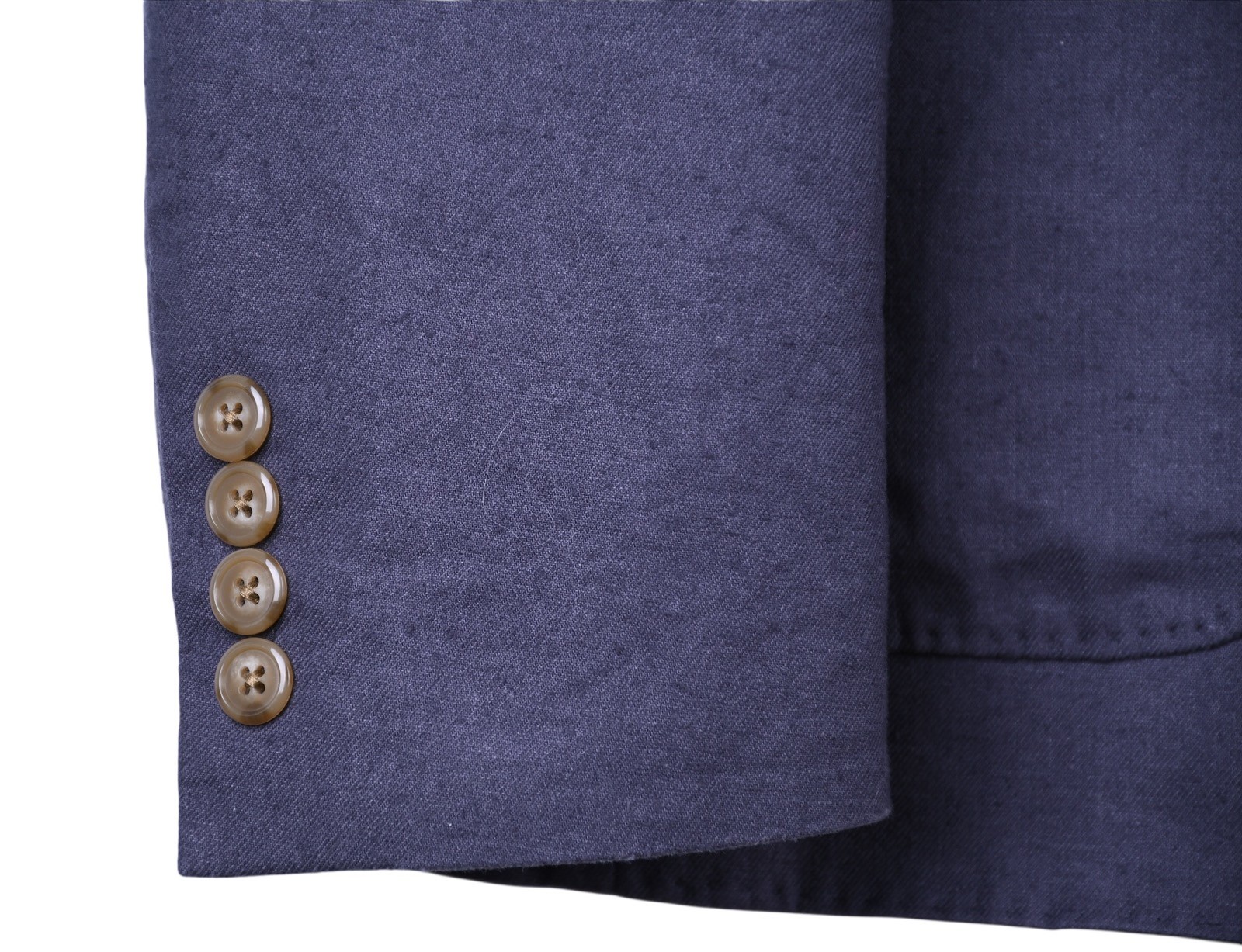J.Crew Navy Blue Cotton Hemp Blend Patch Pocket Casual Blazer Sport Coat 40R