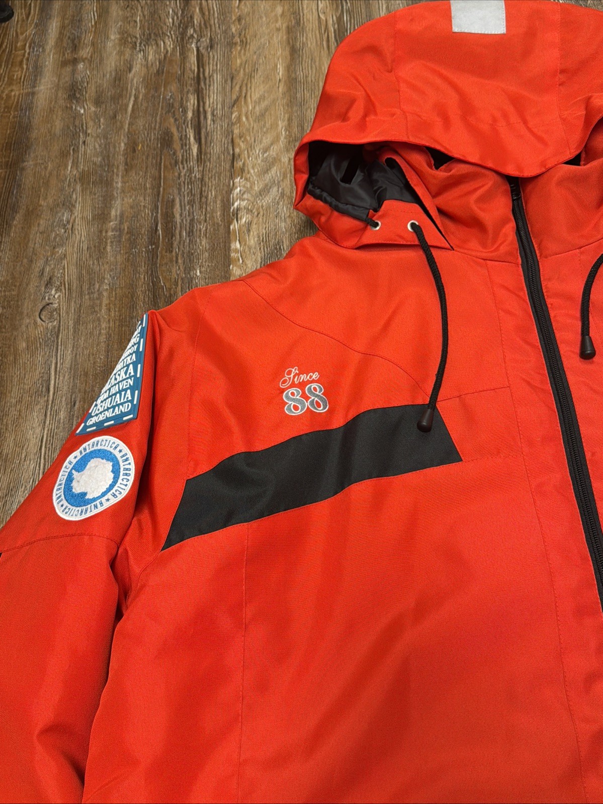 Ponant 88 Antarctica Polar Expedition Hooded Parka Jacket Coat Men’s Size 4XL