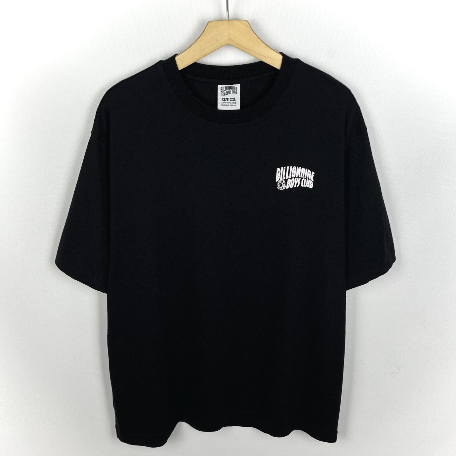 Billionaire Boys Club BBC Astronaut Logo Y2K Short Sleeve T Shirt Black Size XXL