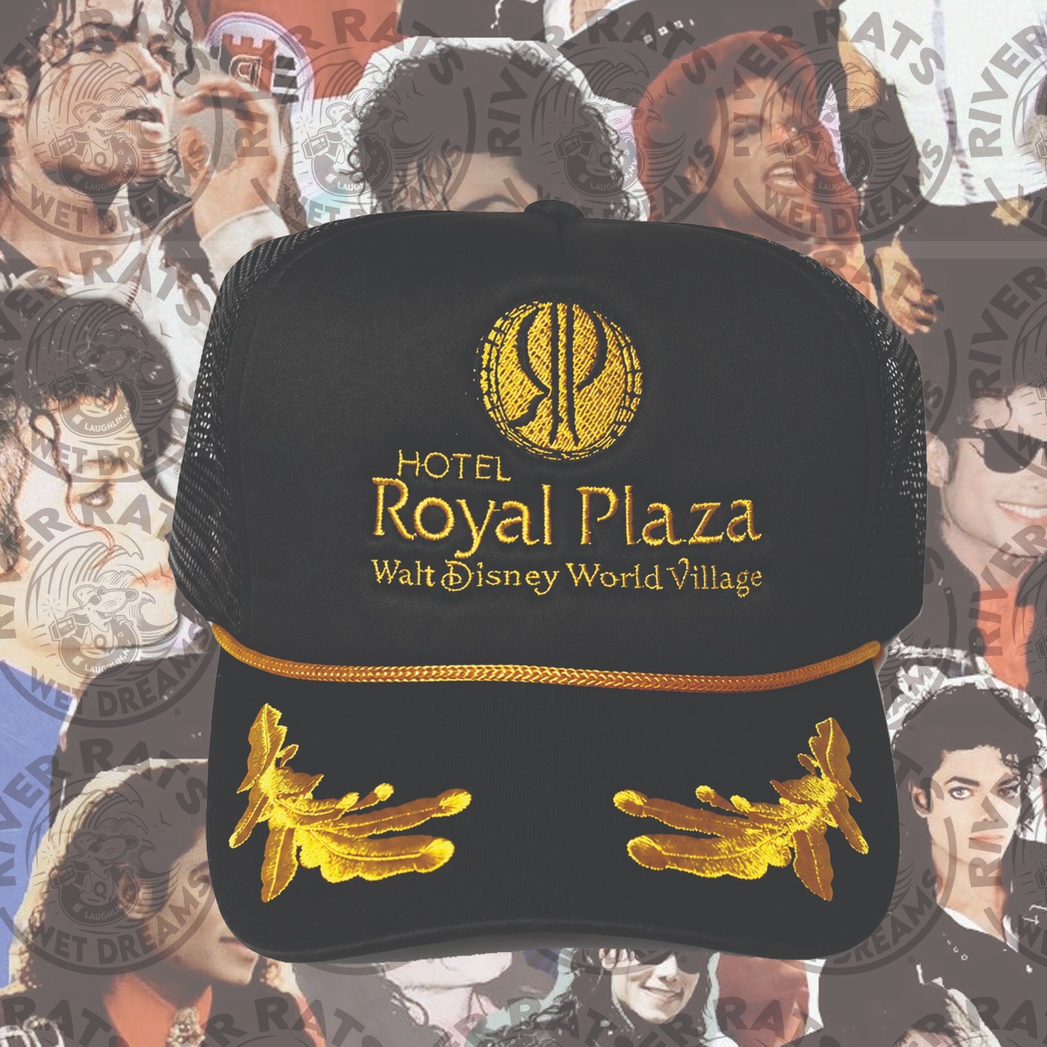 Michael Jackson MJ Movie Cap Hotel Royal Plaza Hat USA Made Fast Shipping!