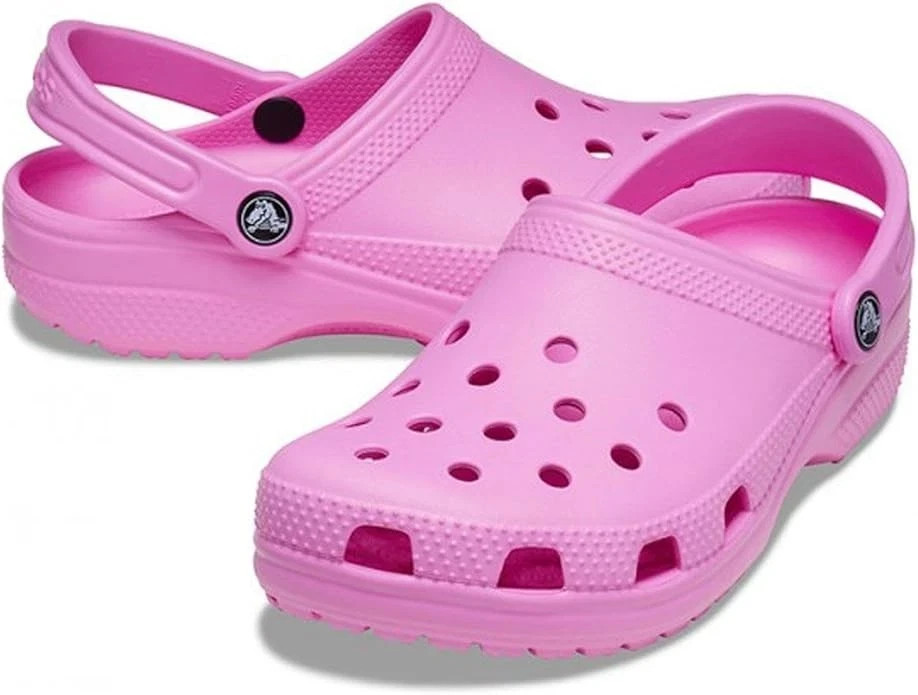 Crocs pink Unisex Adult Classic Slip On Sandals Ultra Light Water-Friendly Clogs