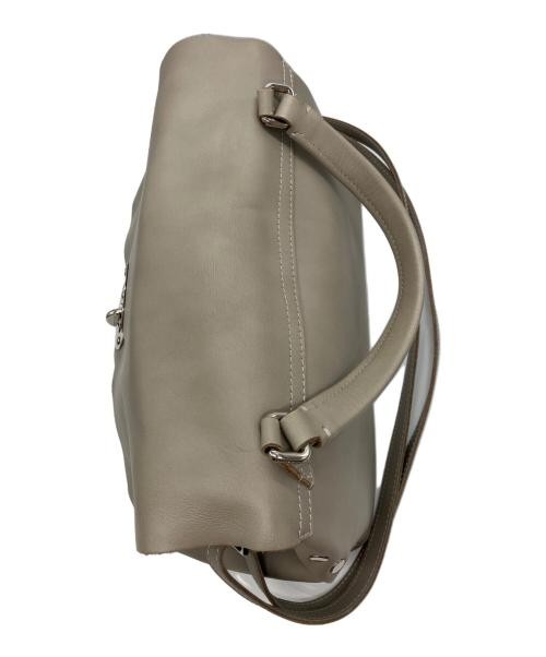 zanellato POSTINA Studded Leather Shoulder Bag gray