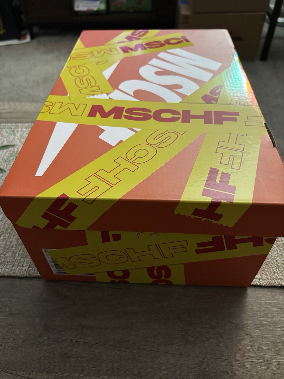 MSCHF Limited Edition TAP3 Black and Yellow Shoes Size 11 Medium New