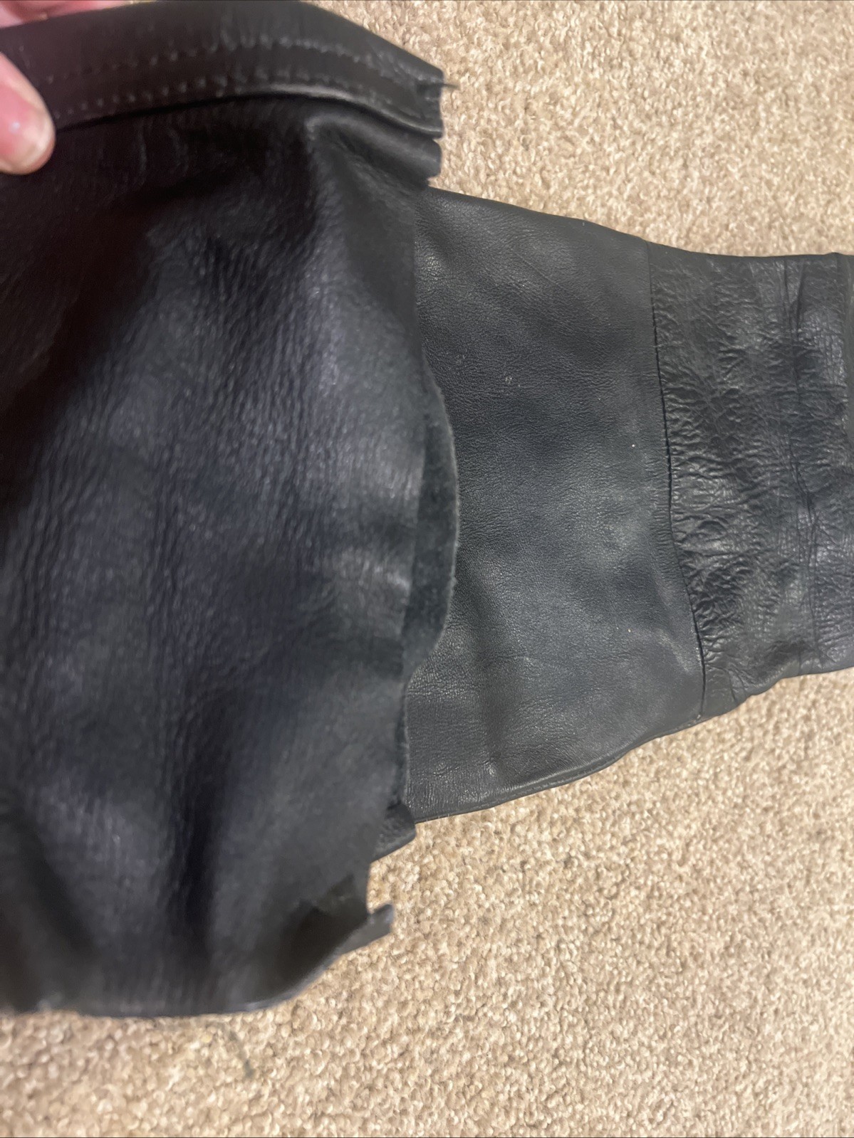 Vintage Leather King Motorcycle Pants Size 32 See Pictures and Description