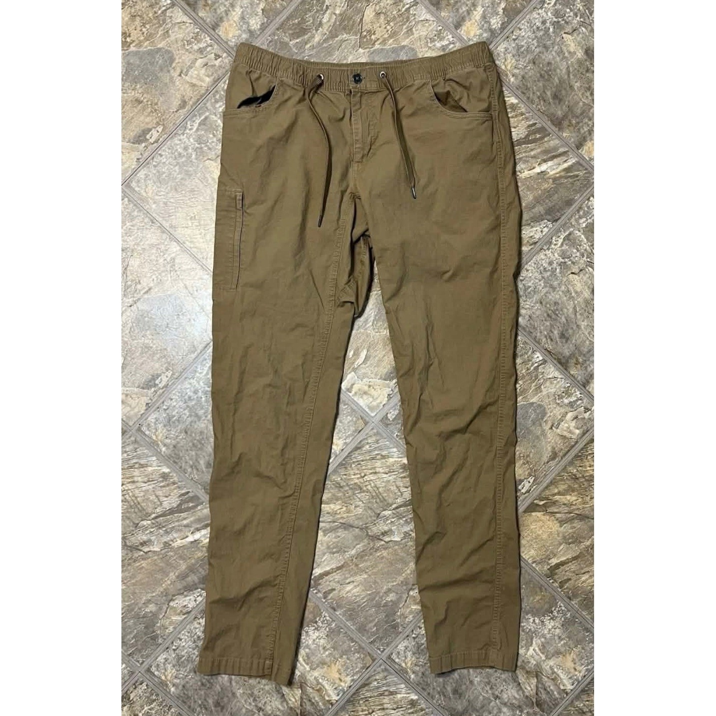 BYLT Premium Basics Everyday Pant Mens XXL Khaki Fawn Ripstop Utility