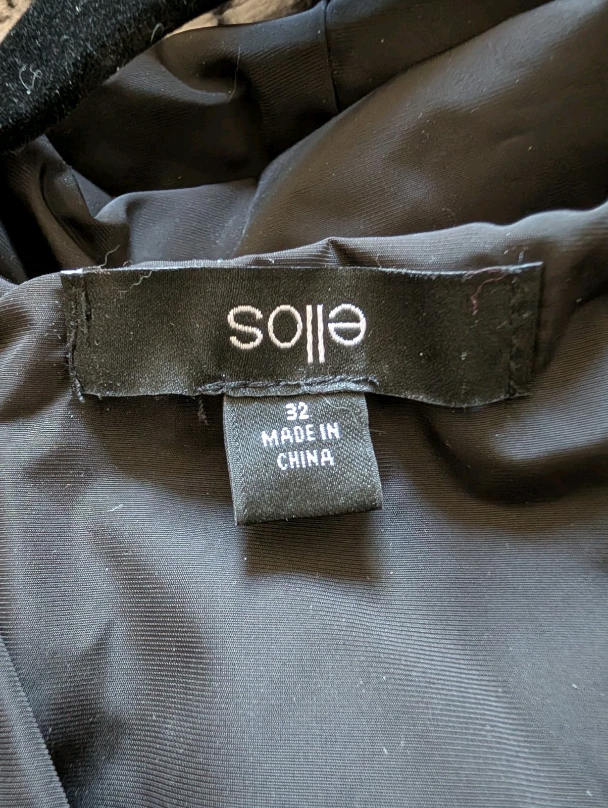 NWOT Ellos Size 32, Hooded Long Jacket, Blck, Hip Pockets, Full Zip & Snap 0324B