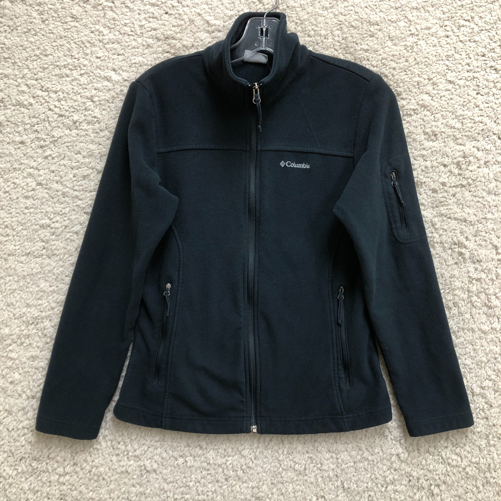 Columbia Sweater Small Adult Blue Fleece Fast Trek II Full Zip Outdoor Womens S