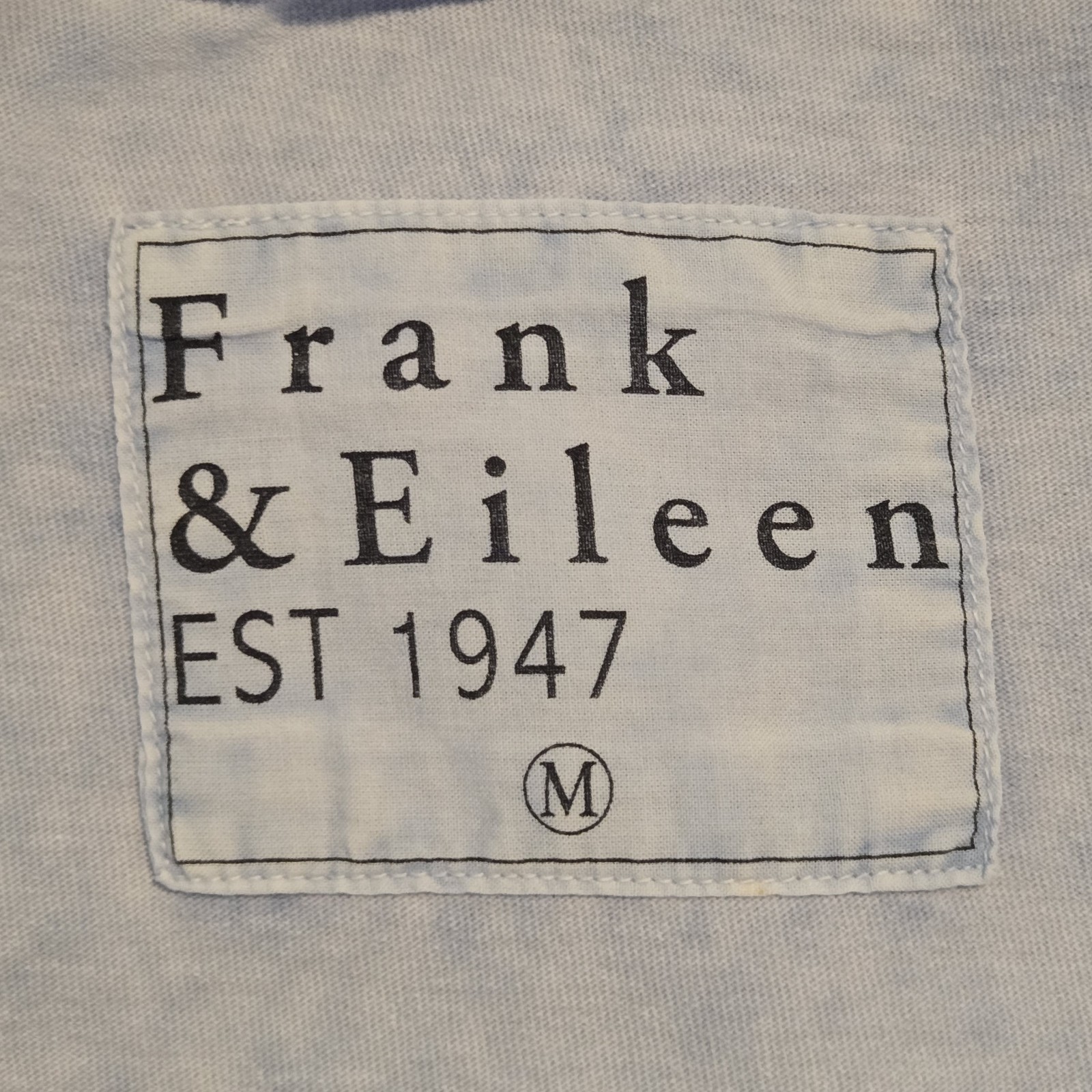 Frank & Eileen Womens Mineral Blue Short Sleeve Perfect Theo Tee Shirt Medium