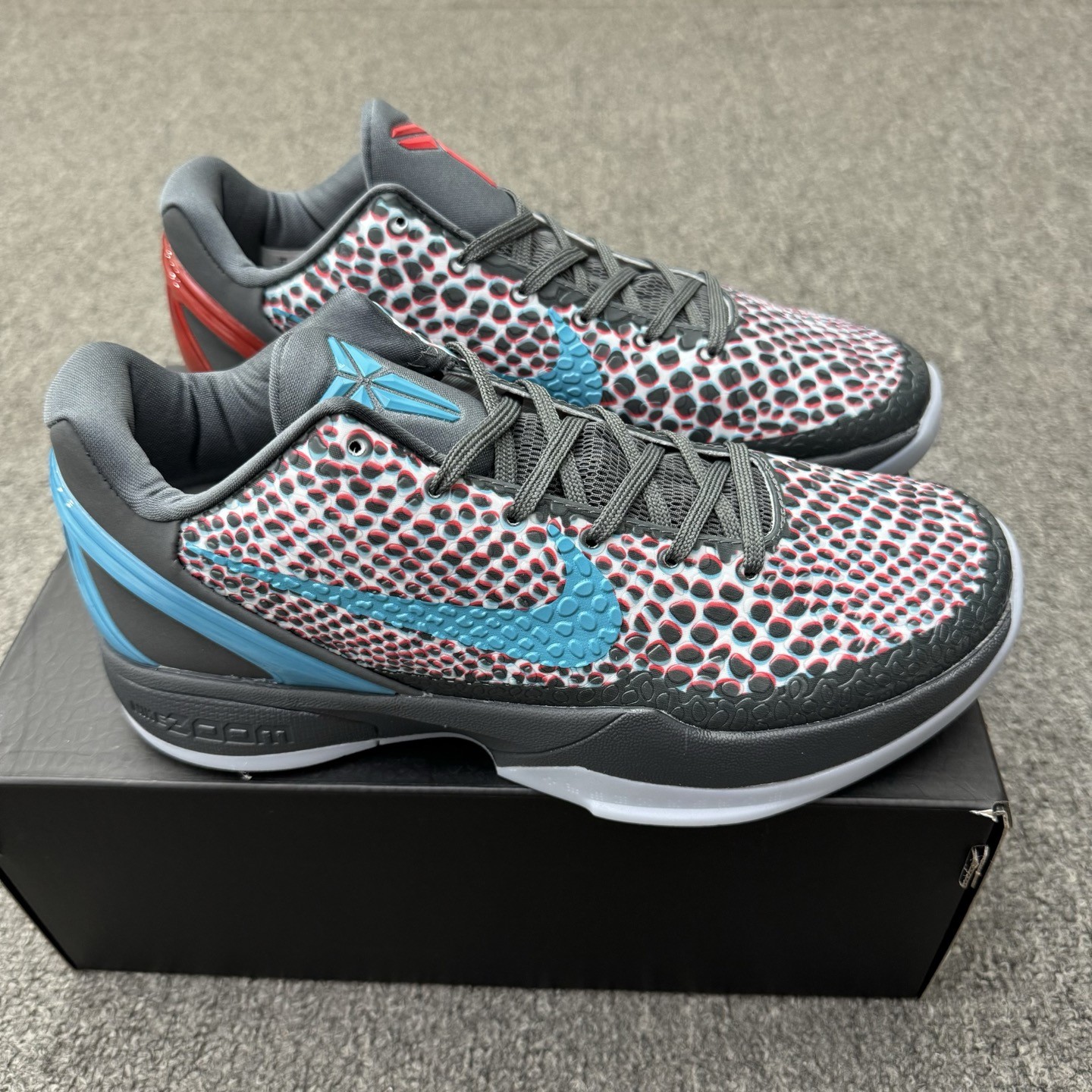 IQ3902-002 New NK Kobe 6 Protro “3D All-Star Hollywood” Men’s Size 7-14