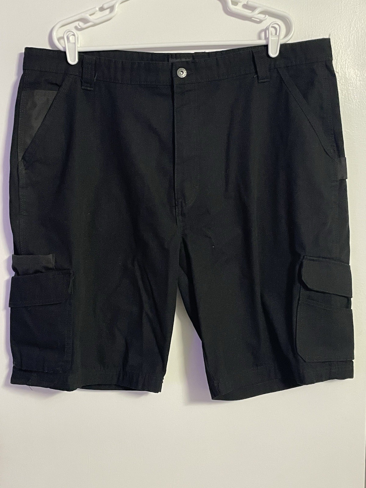 Dickies Ripstop Shorts Ultimate Cargo Black 42 Relaxed Fit Utility Style Pockets