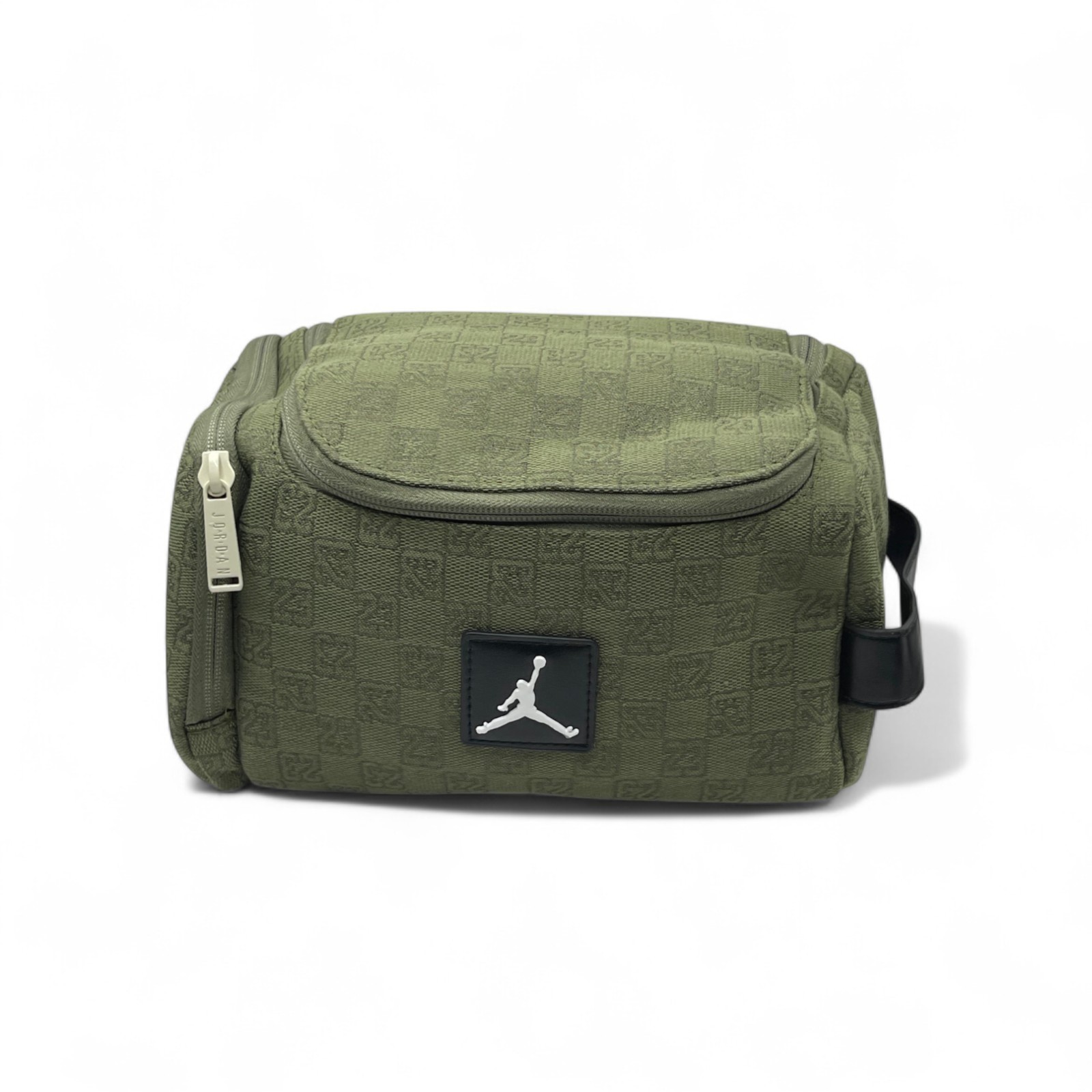 Air Jordan Monogram Logo Jacquard Dopp Kit 5.9L Luxury Travel Bag
