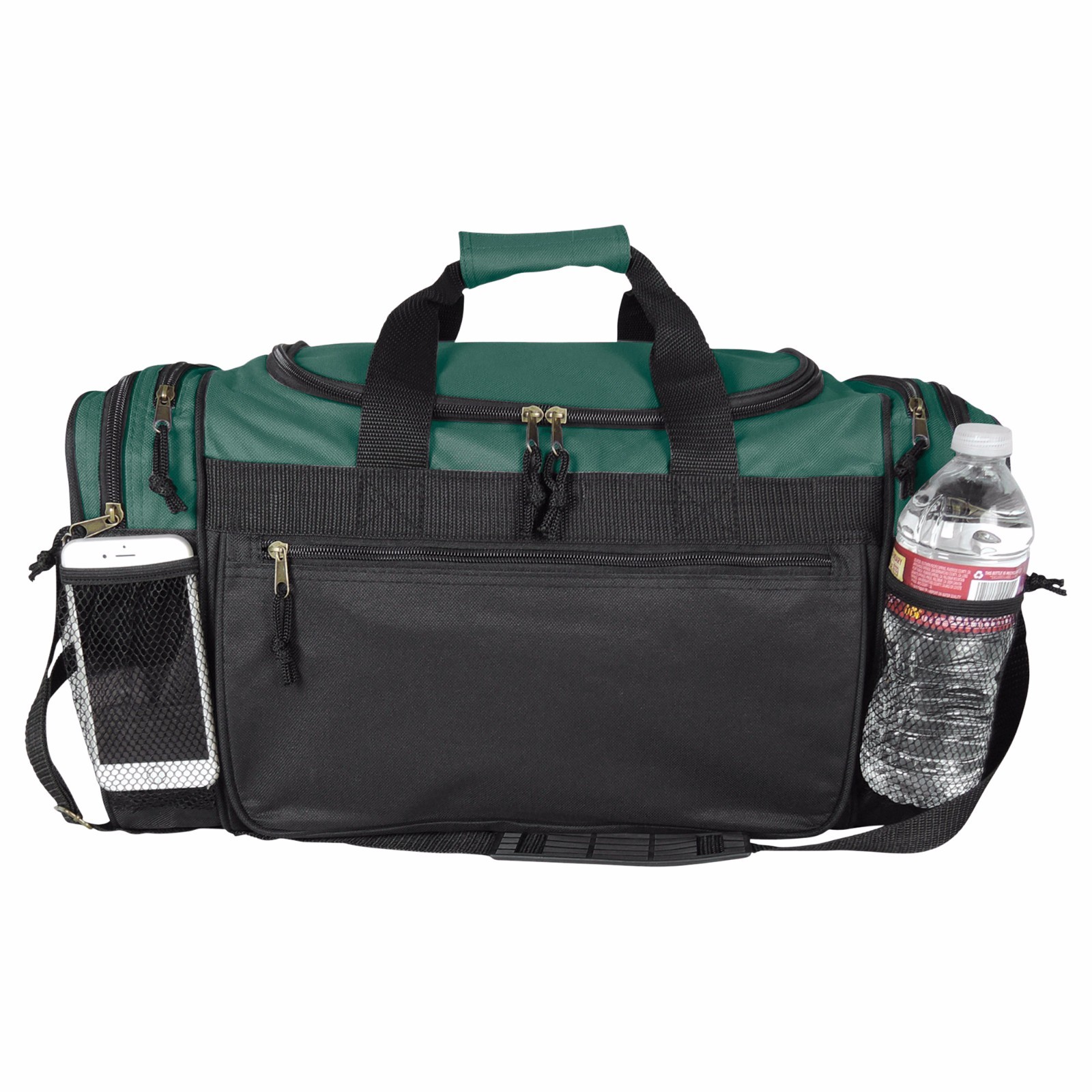 DALIX Brand New Duffle Bag Sports Duffel Bag in Green and Black Gym Bag
