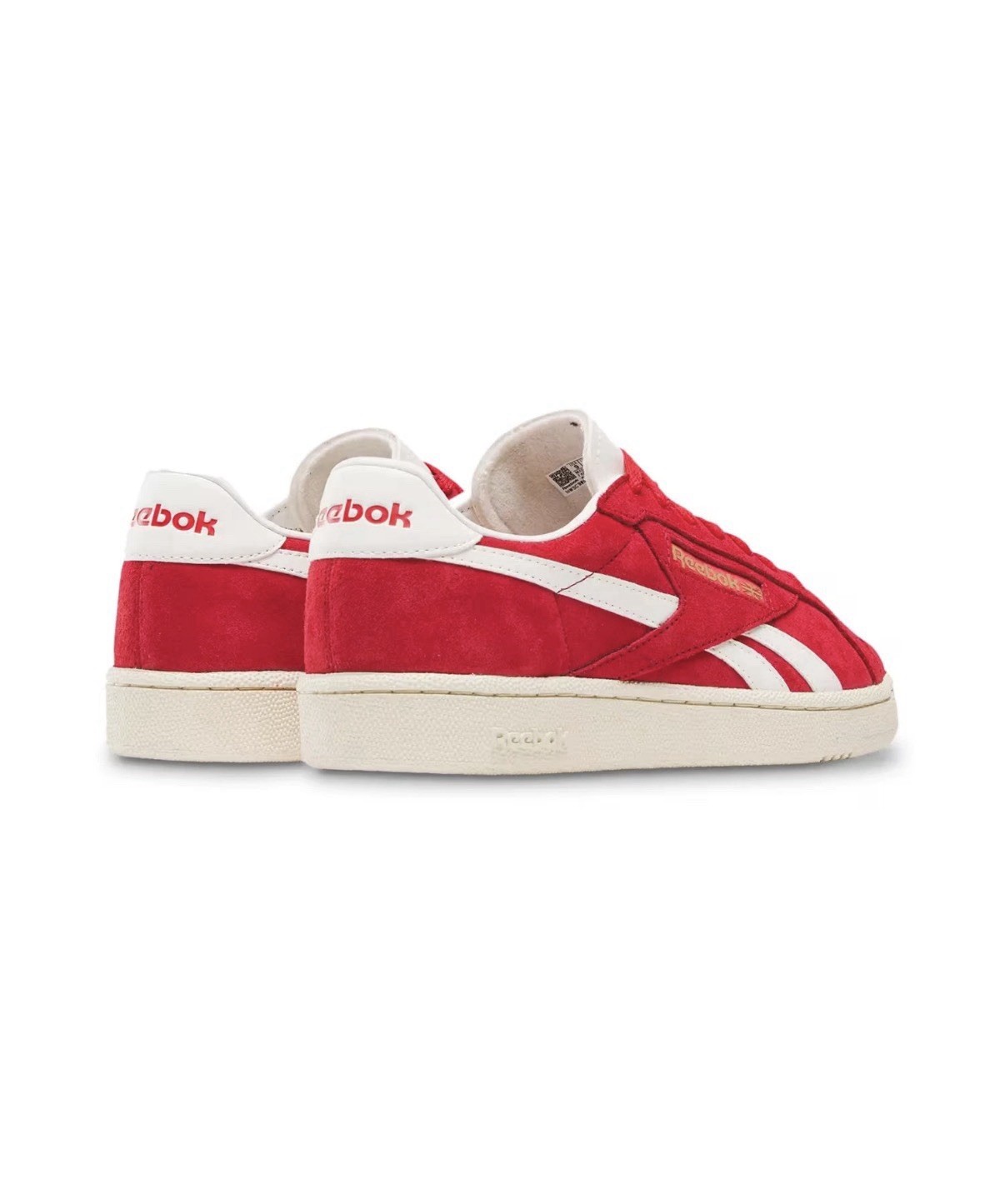 Reebok Unisex Club C Grounds UK Vector Red/White/Chalk Sneakers – Size 6M/7.5 W