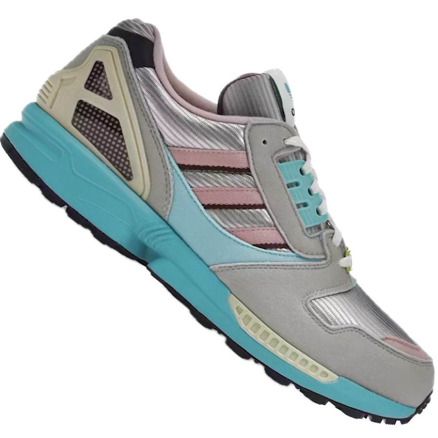 ADIDAS ZX 8000 METALLIC GREY “MEXICO” GW3049 SIZE 47 1/3 NEW AQUA HYDRA