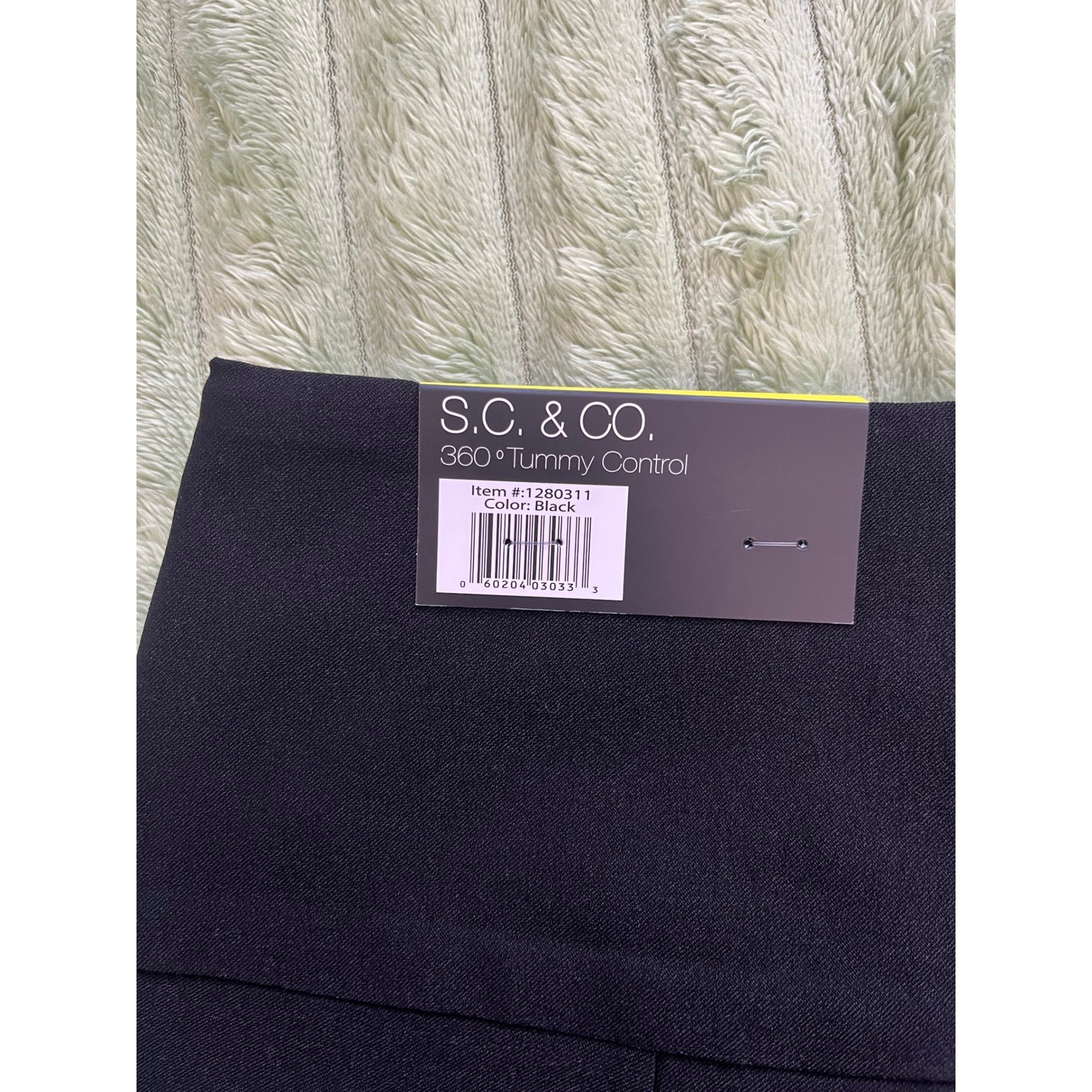 SC & CO Womens 360 Tummy Control Mini Skirt Black Size S 18 Inch Length 1280311