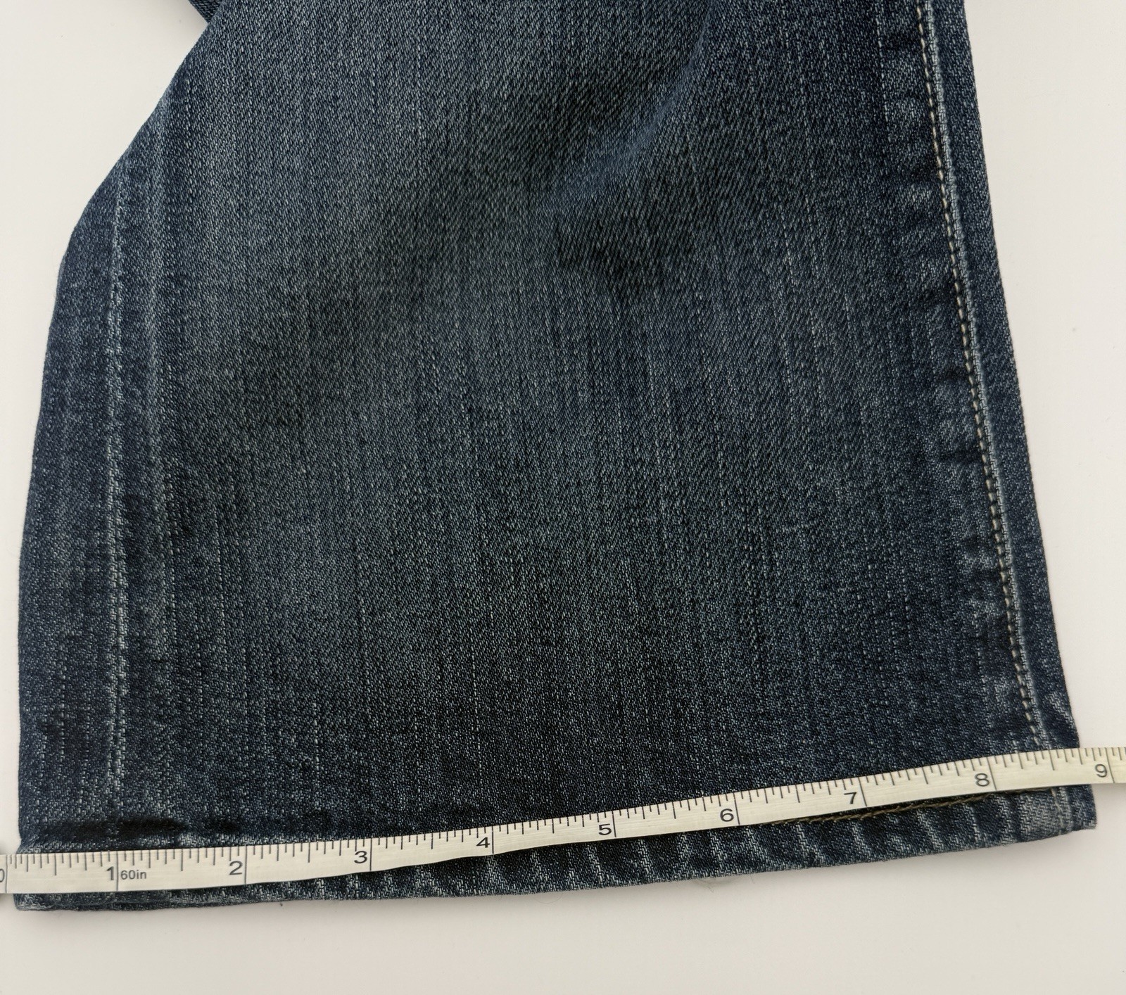 7 For All Mankind Bootcut Distressed Organic Cotton Jeans – Size 29 Low Rise
