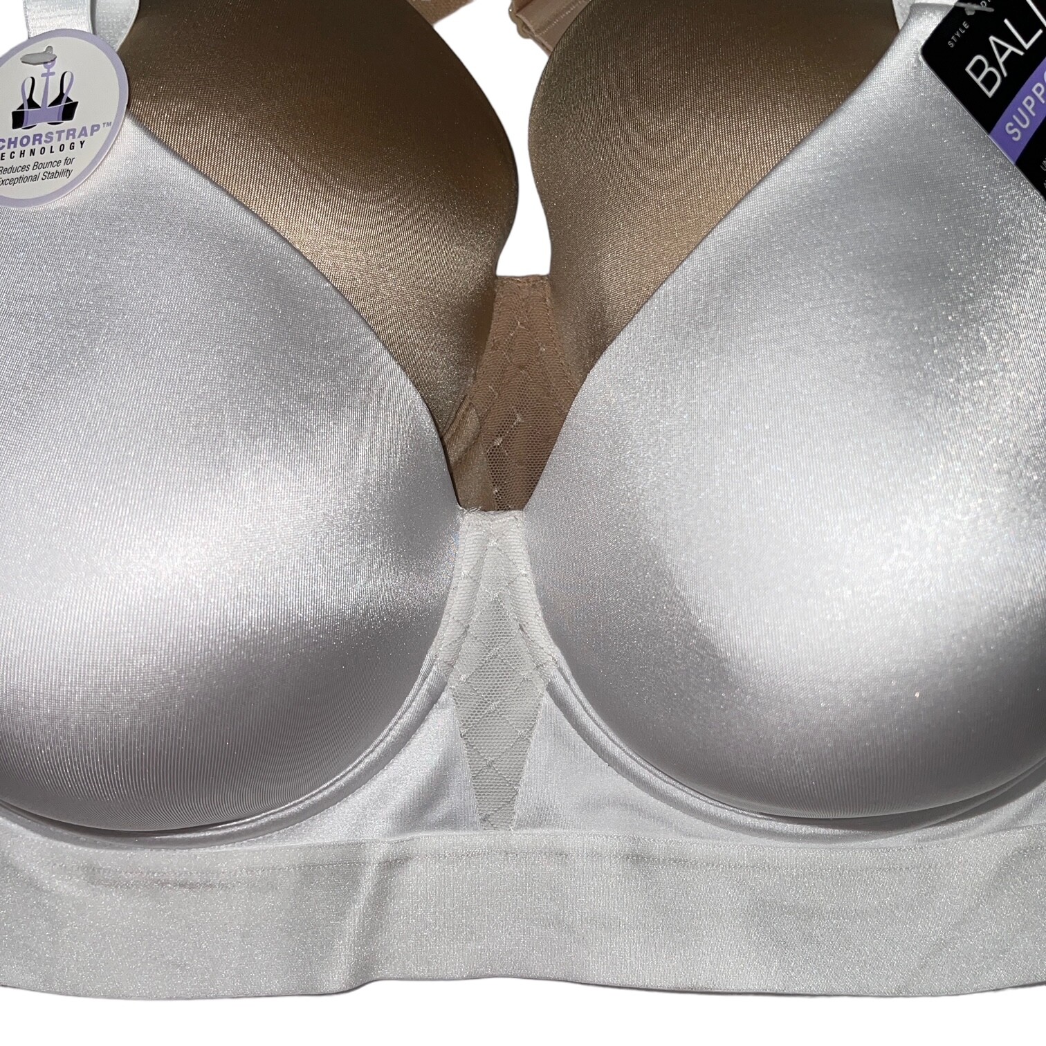 Bali Bra Underwire Bounce Control Wide Support Band Smoothing Cool Comfort 3456