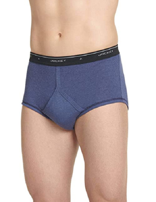 Jockey Men’s Underwear Classic Full Rise Brief, 2 underwear, Random Color