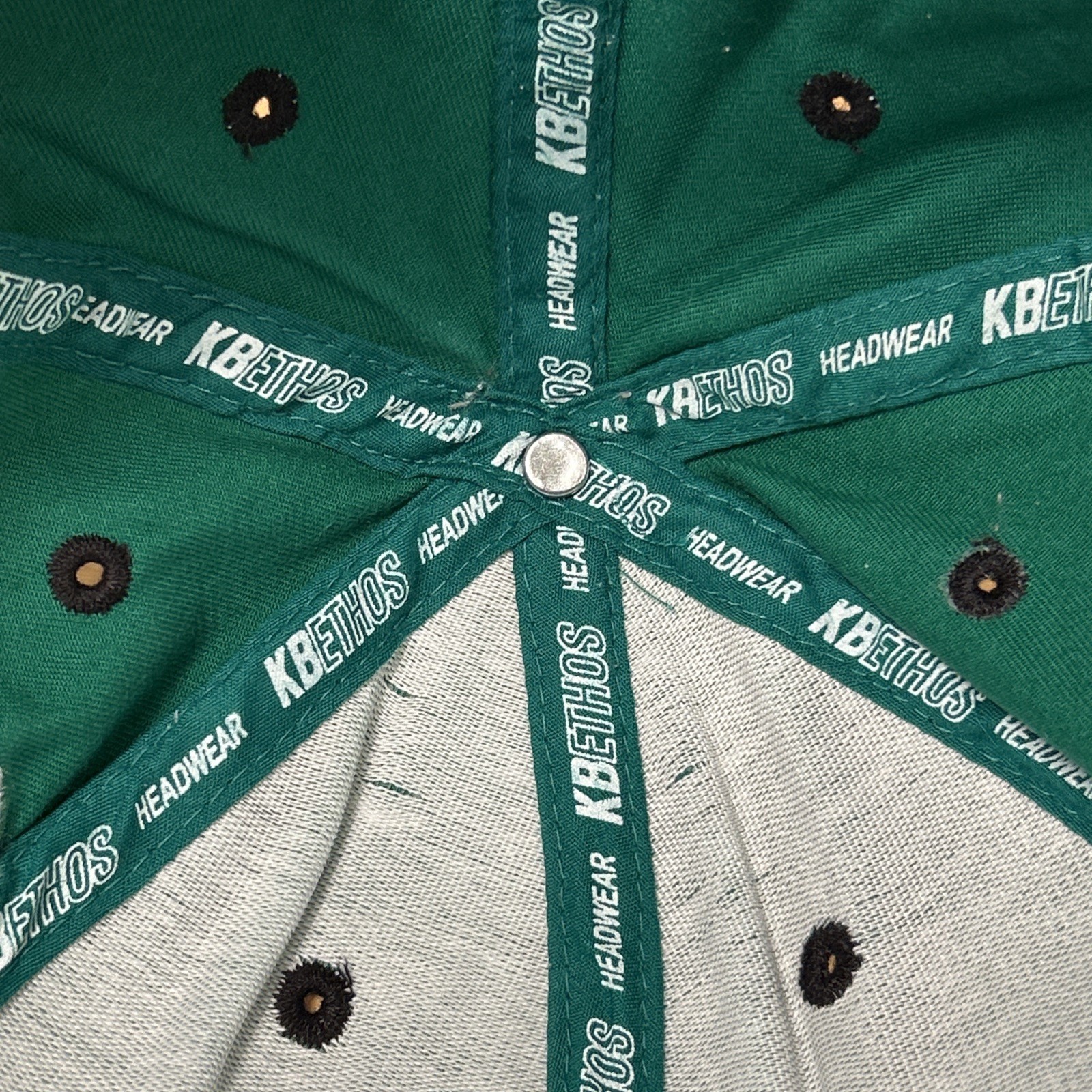 Boston Celtics Hat Cap Snapback Green Embroidered Spell Out Kbethos