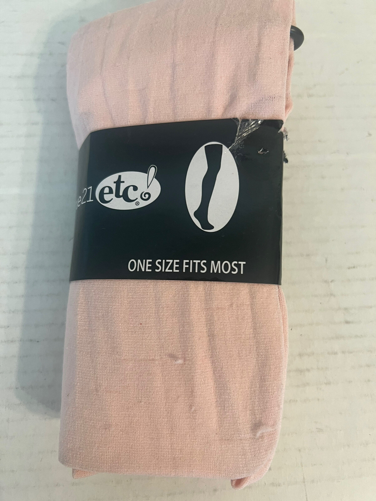 Women’s Pink Rue21 etc Tights. One Size. 95% Nylon/ 5% Spandex