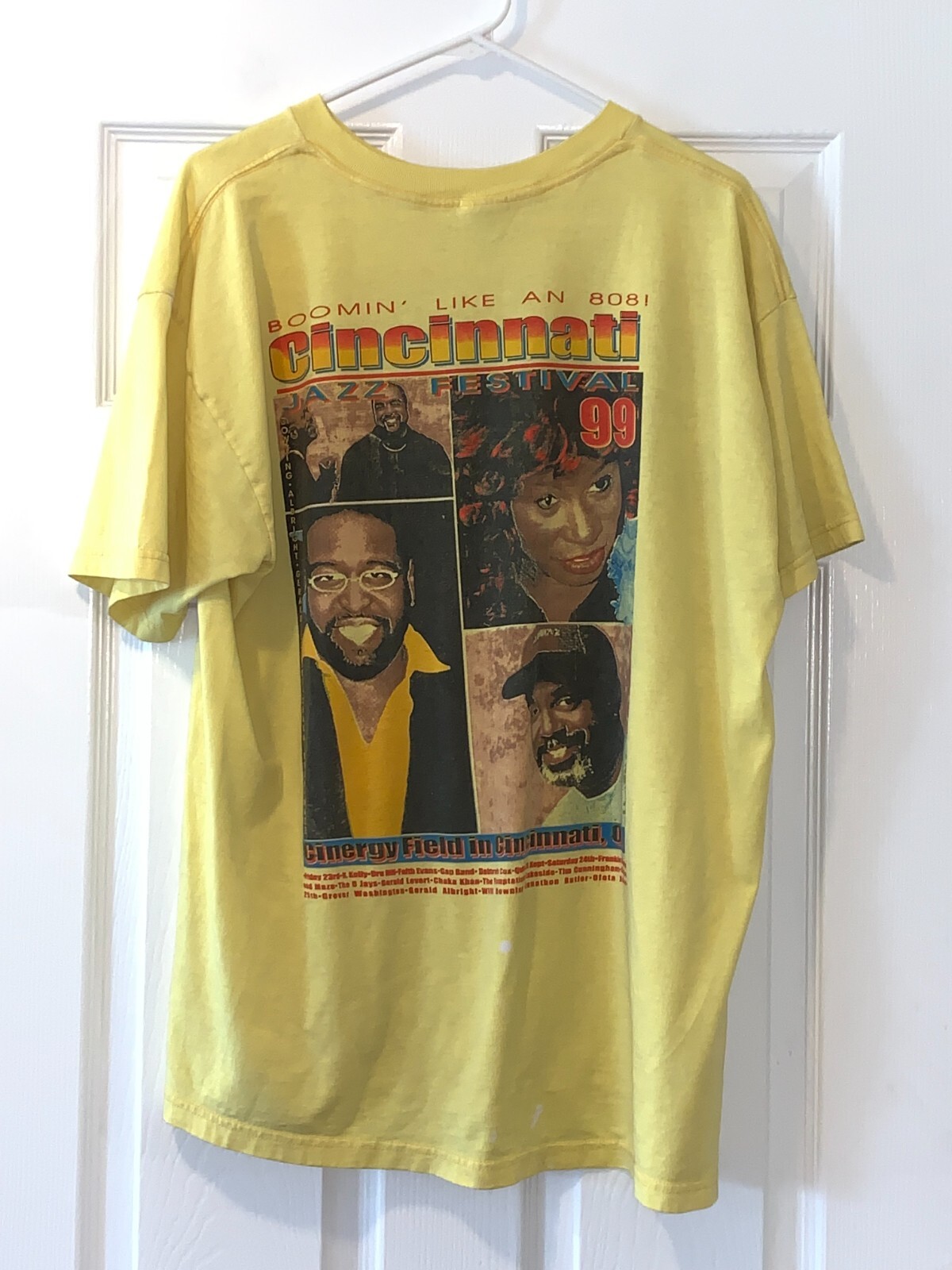 VINTAGE 1999 R. KELLY DRU HILL FAITH EVANS SHIRT SIZE XL CHEST 25″ LENGTH 29″