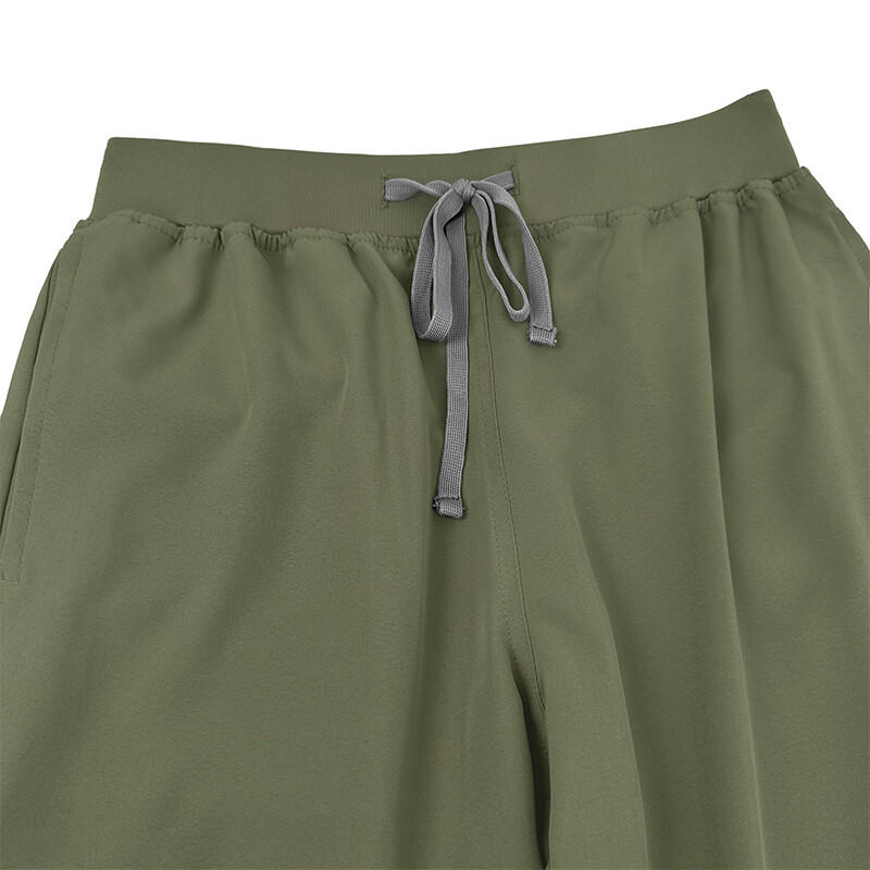 Unisex Stretch Jogger Nurse Uniform Scrub Sets Women Men V-Neck Top Elastic Pant