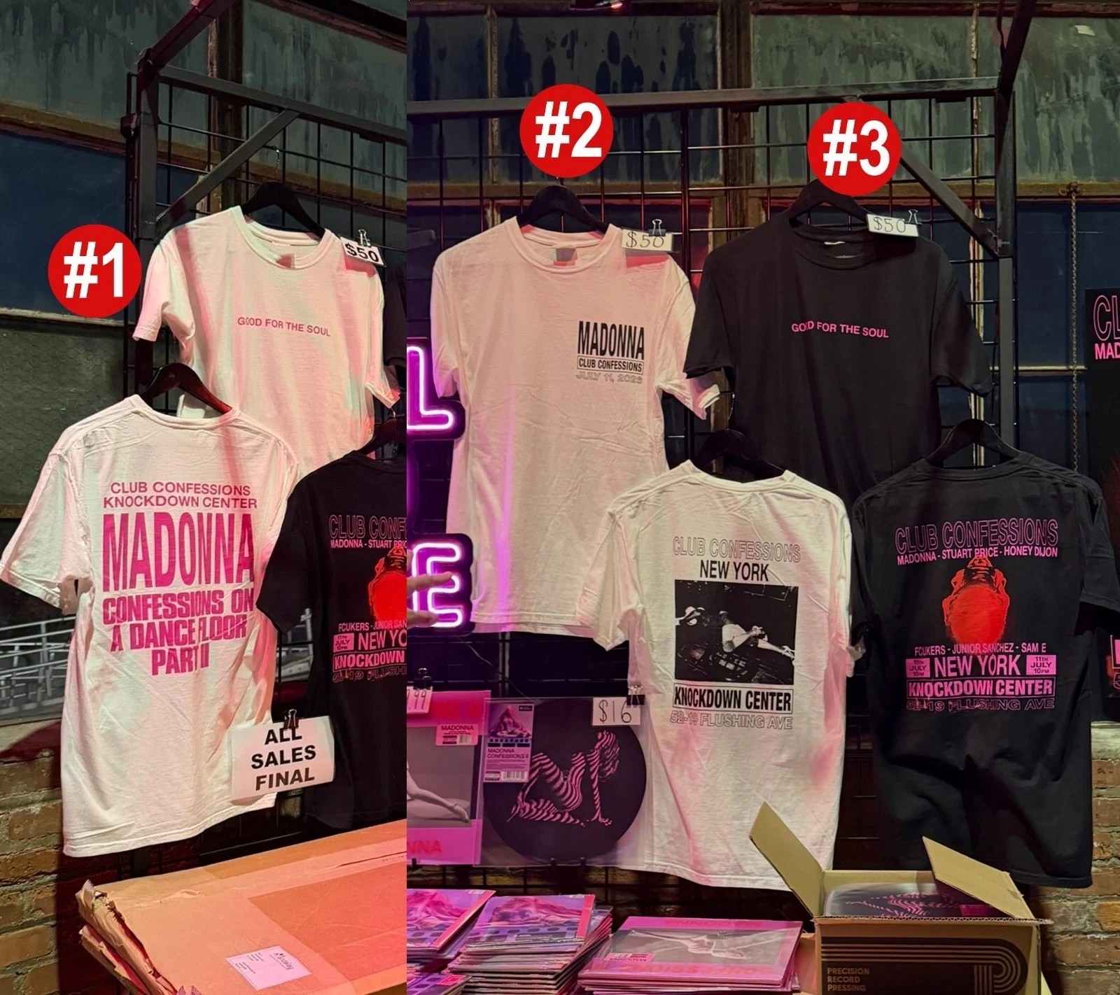 Madonna Club Confessions New York 2026 reprint T-Shirt