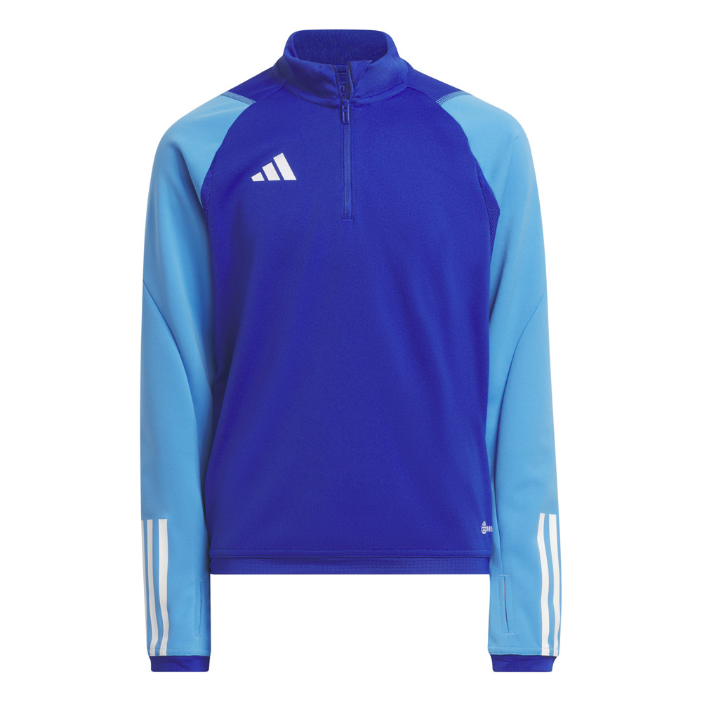 adidas Tiro23 Competition Training Quarter Zip Pullover Youth Boys Blue Casual A
