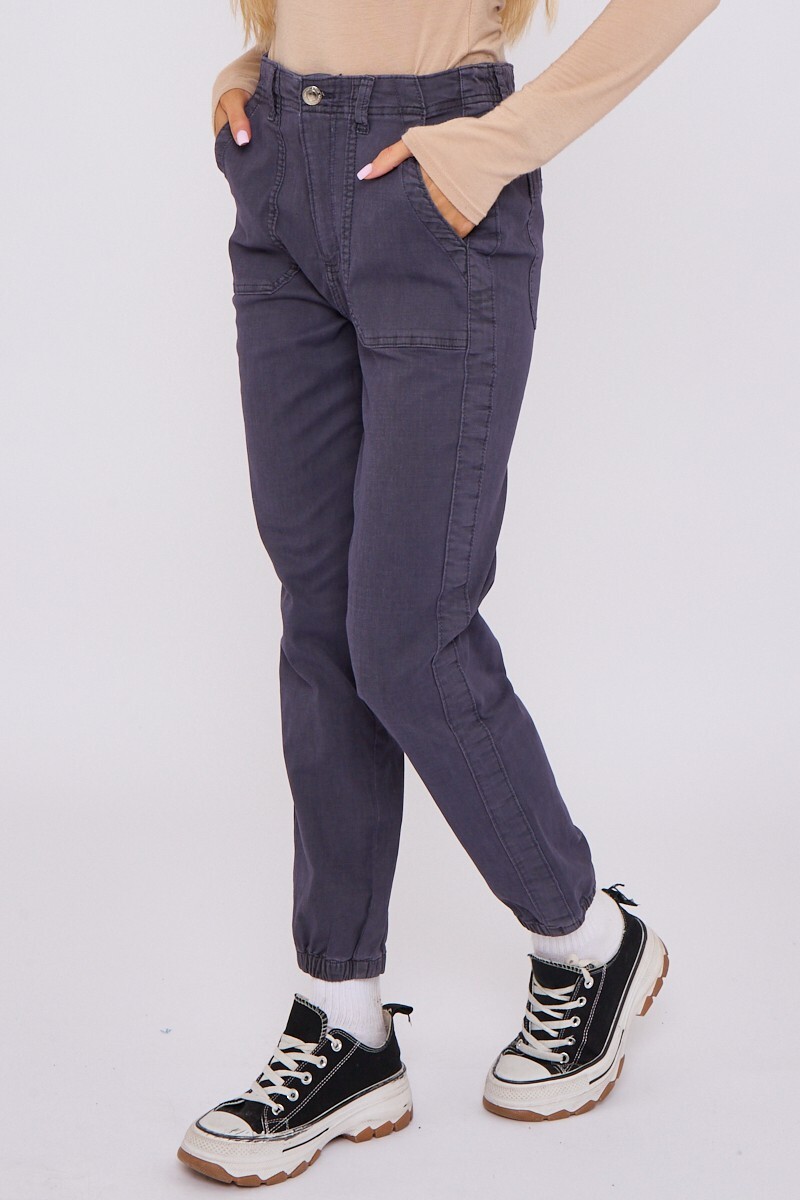 Ex M&S Ladies Joggers Slim Fit Cotton Stretch Trousers Jogging Bottoms