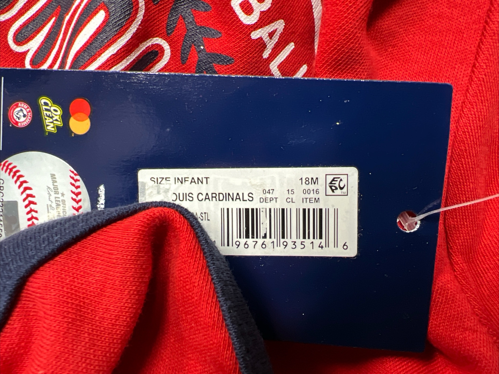 3 Pack St. Louis Cardinals baseball 3 Designs One Piece bodysuits Baby Clothing