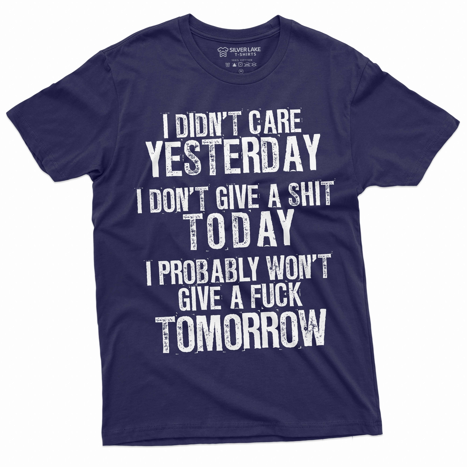 Men’s Funny Sarcastic Shirt With Saying Rude Offensive Tee Birthday Gift Shirt