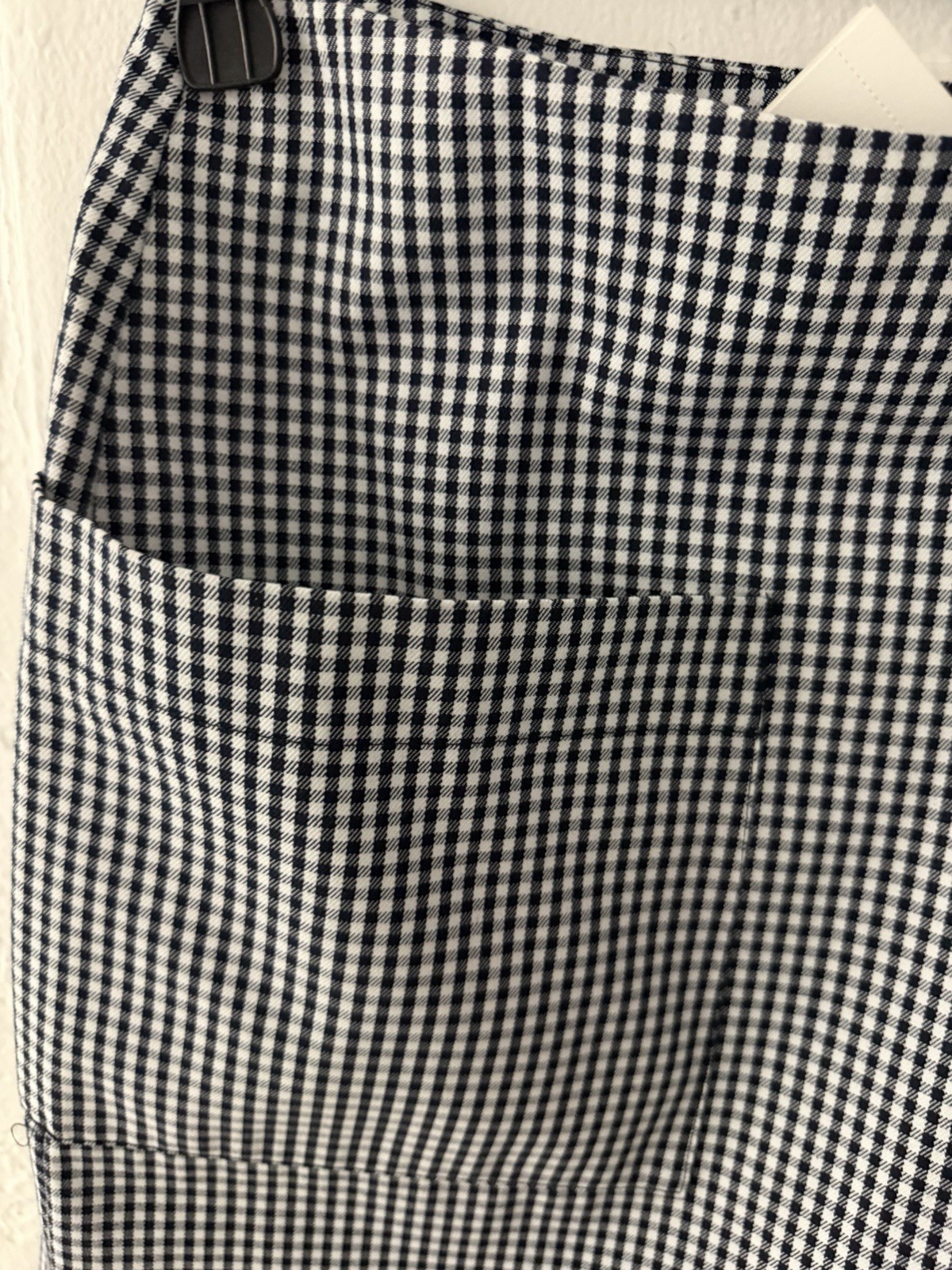 Navy Plaid Skirt Free Assembly Size 10