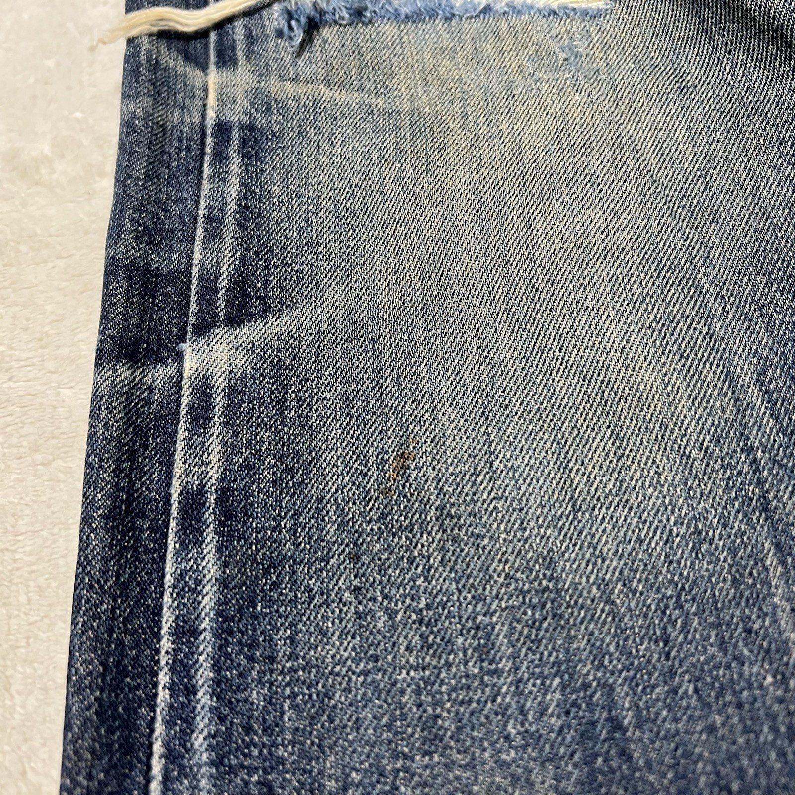 Levi’s 501XX 555 Valencia USA Big E Selvedge Jeans W33 L36 Distressed Boro