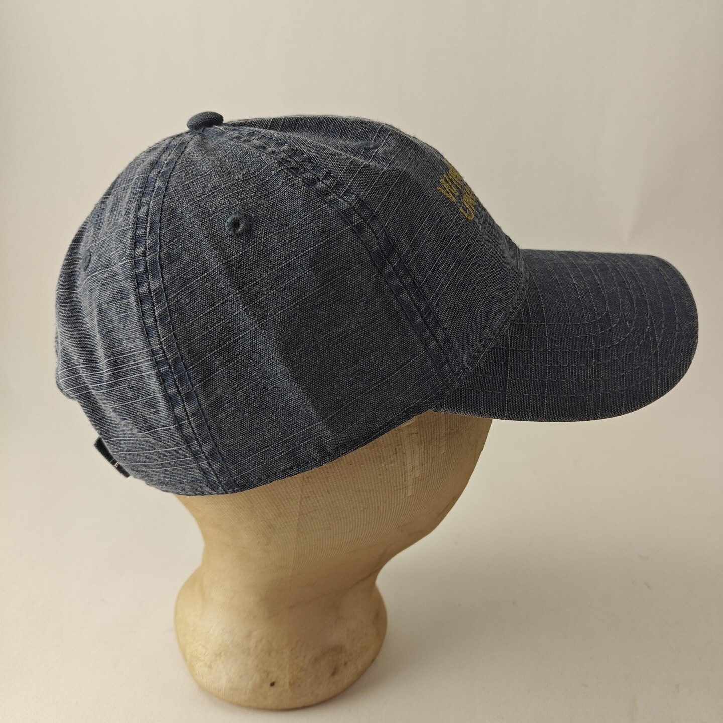 WinField United Denim Rip Stop Strapback Hat One Size New Farmer Promo Cap