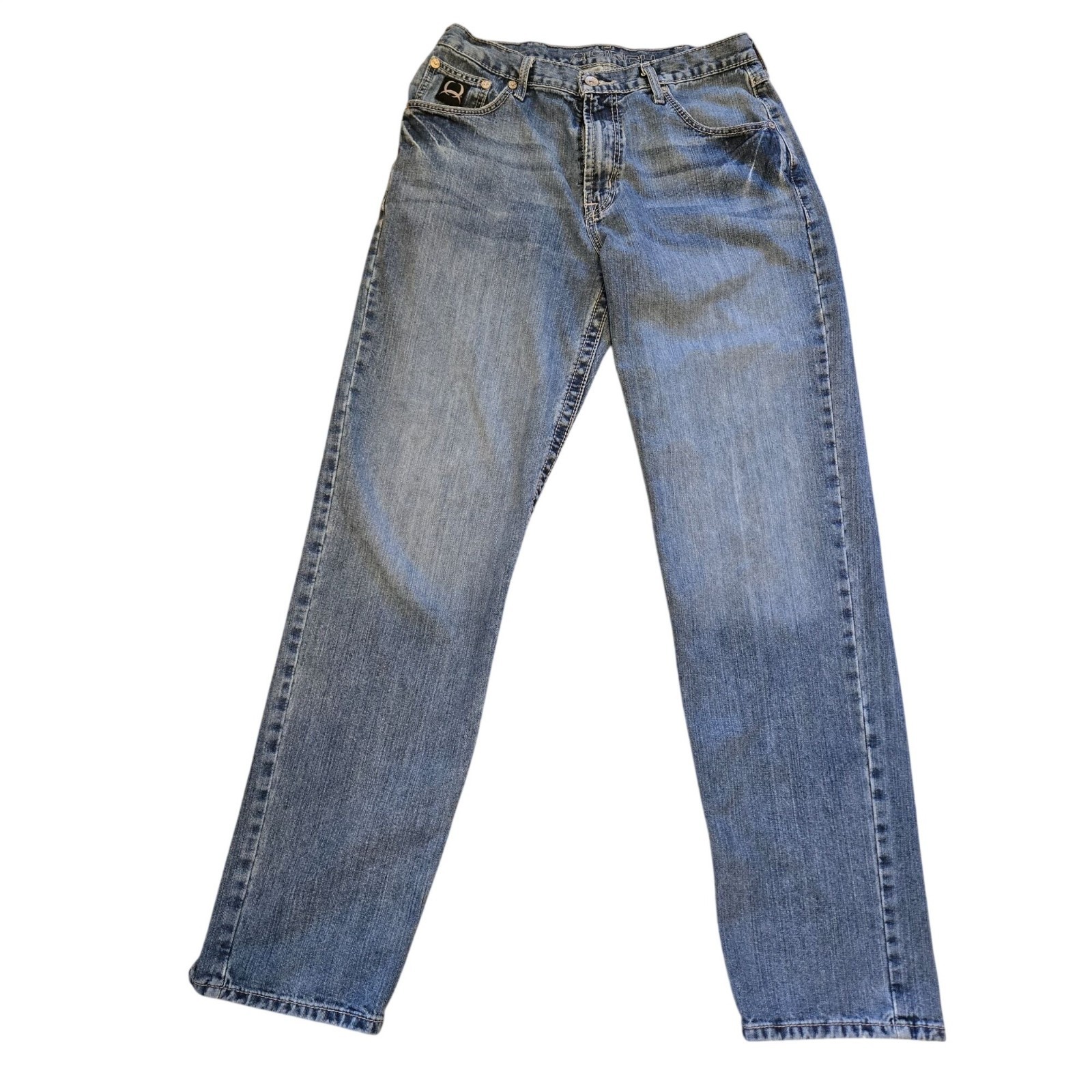Cinch Black Label 2.0 Light Wash Fade 34×36″ Denim Western Blue Jeans