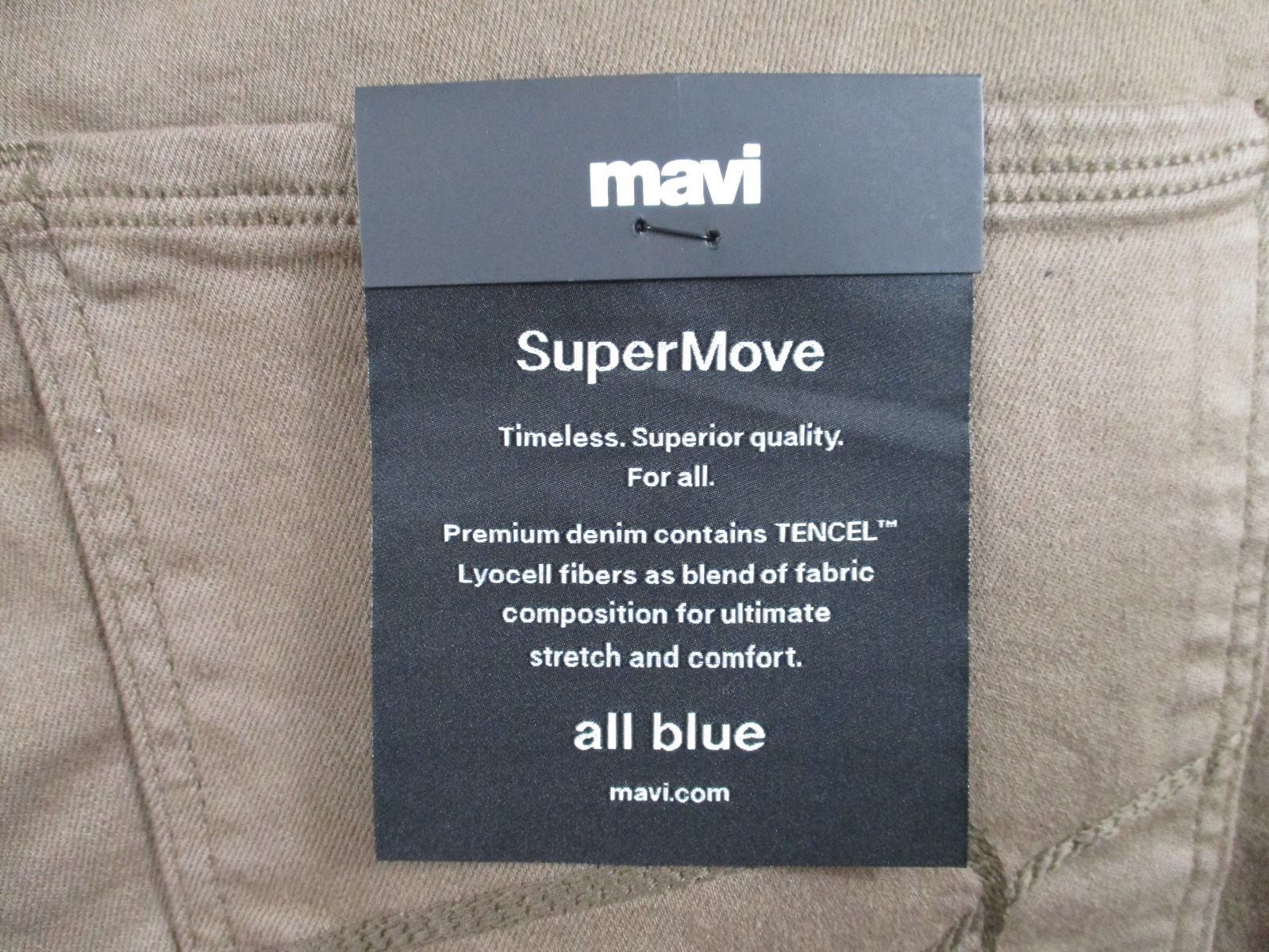 -NWT Mavi Zach Straight Leg Stretch Men’s Jeans Brown Sz 38×34