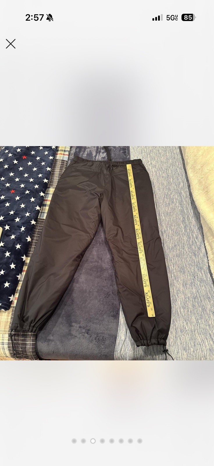 Kith Mercer nylon pants nocturnal size L