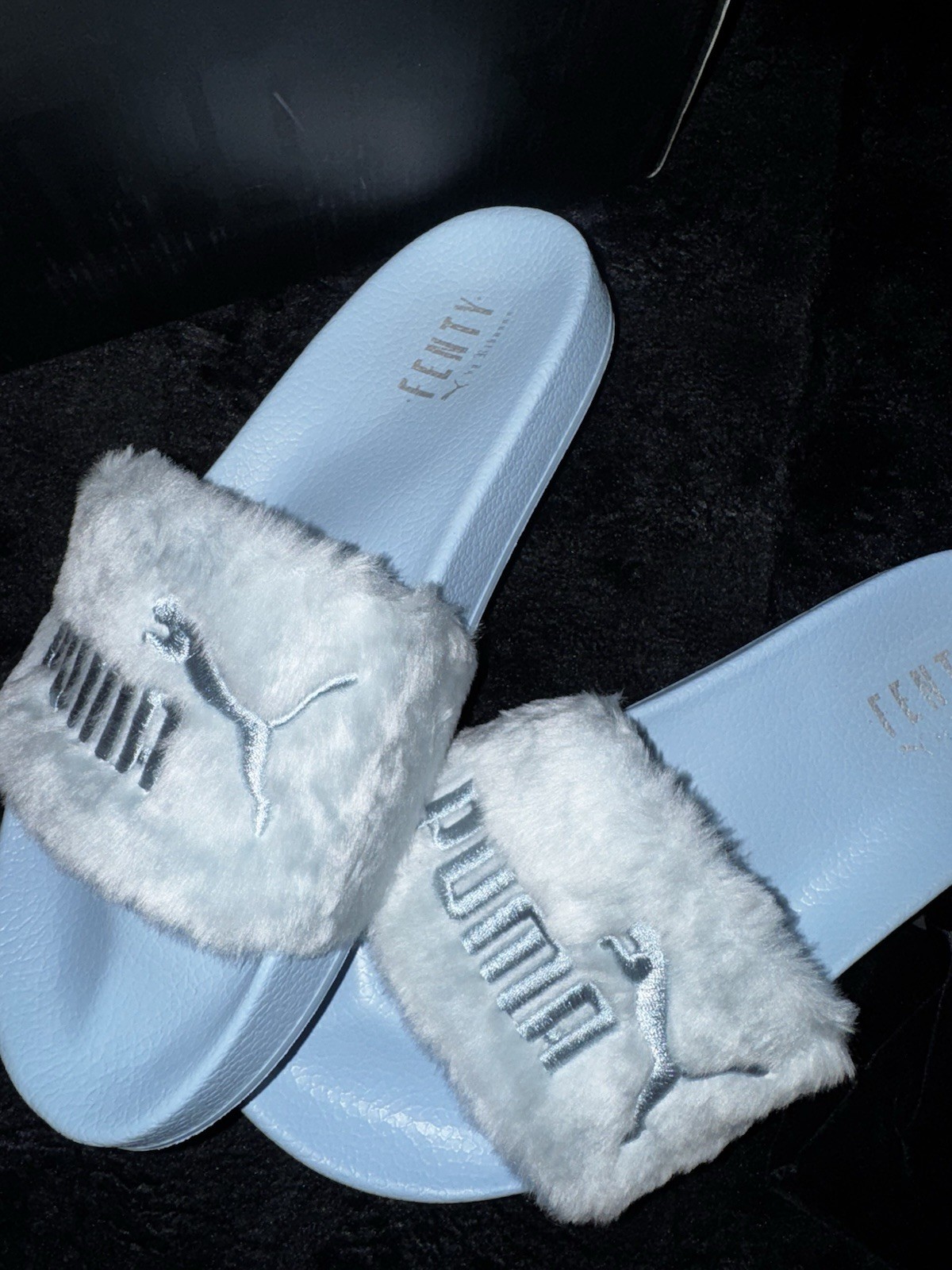 Fenty x Puma Blue Women’s Slides Size 10.5