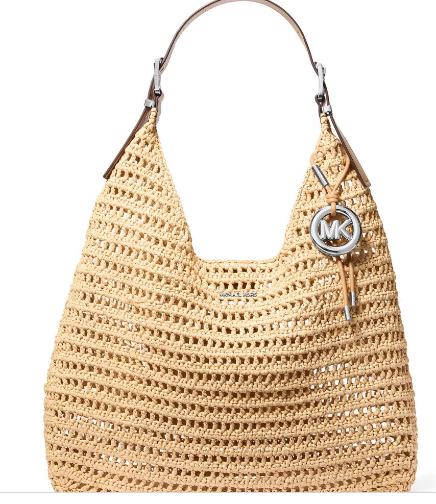 🌺🌹Michael Kors Nolita Large Hobo Shoulder Bag Natural/Peanut