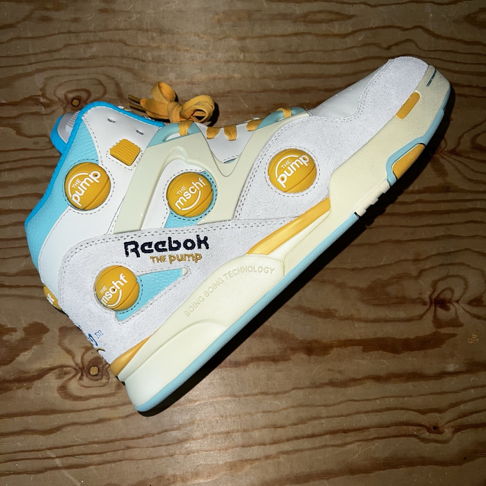 MSCHF x REEBOK PUMP OMNI ZONE IX SUNBLEACHED SHOES SNEAKERS MSCHF013 SB 11 NEW