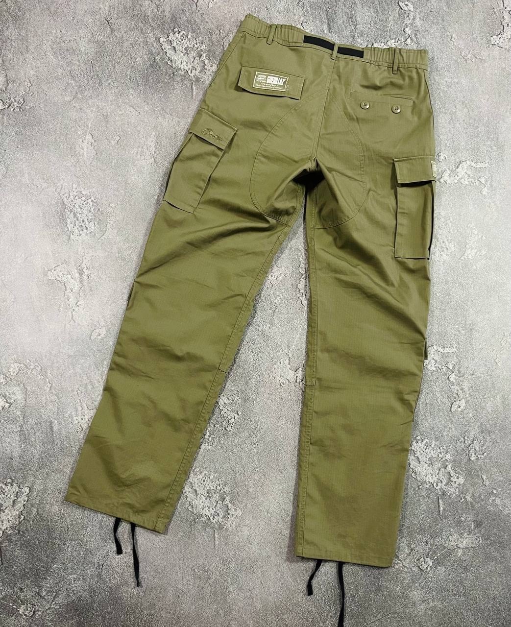 Corteiz Guerillaz Men’s Cargo Pants Tonal Khaki Size XL