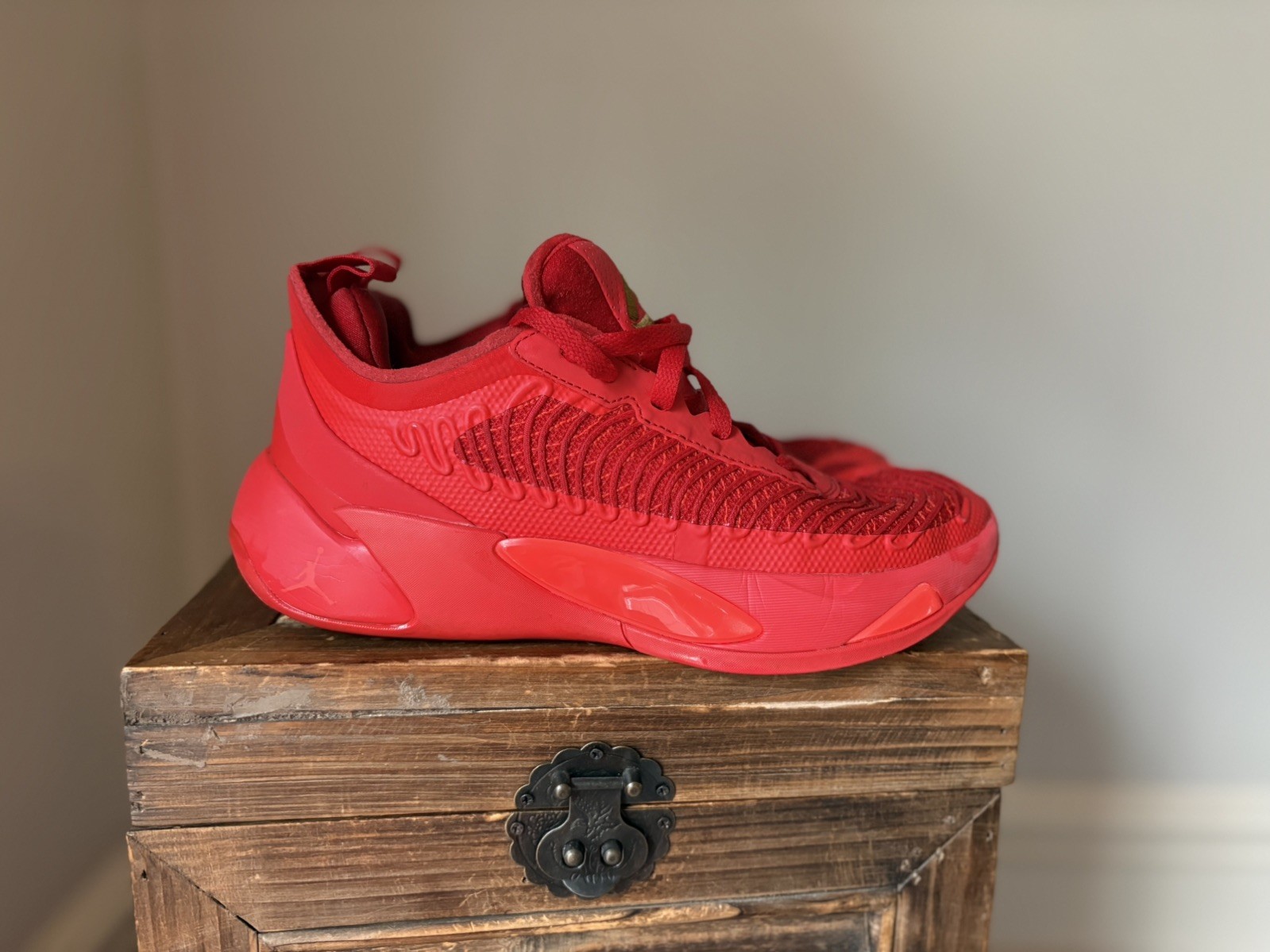 Nike Air Jordan Jordan Luka 1 ‘For the Love’ DN1772-676 Red Size 6.5Y Sneakers