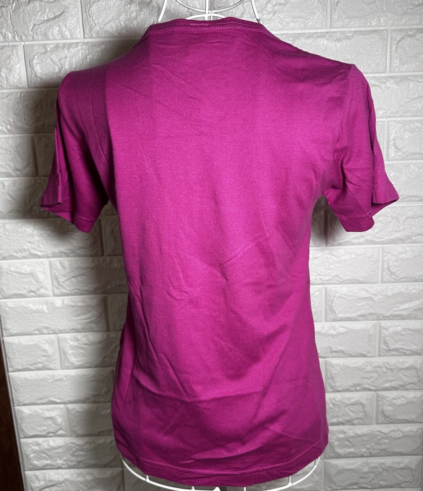 Converse All Star Pink Rhinestone Graphic T Shirt Women’s Size M Y2K Japan