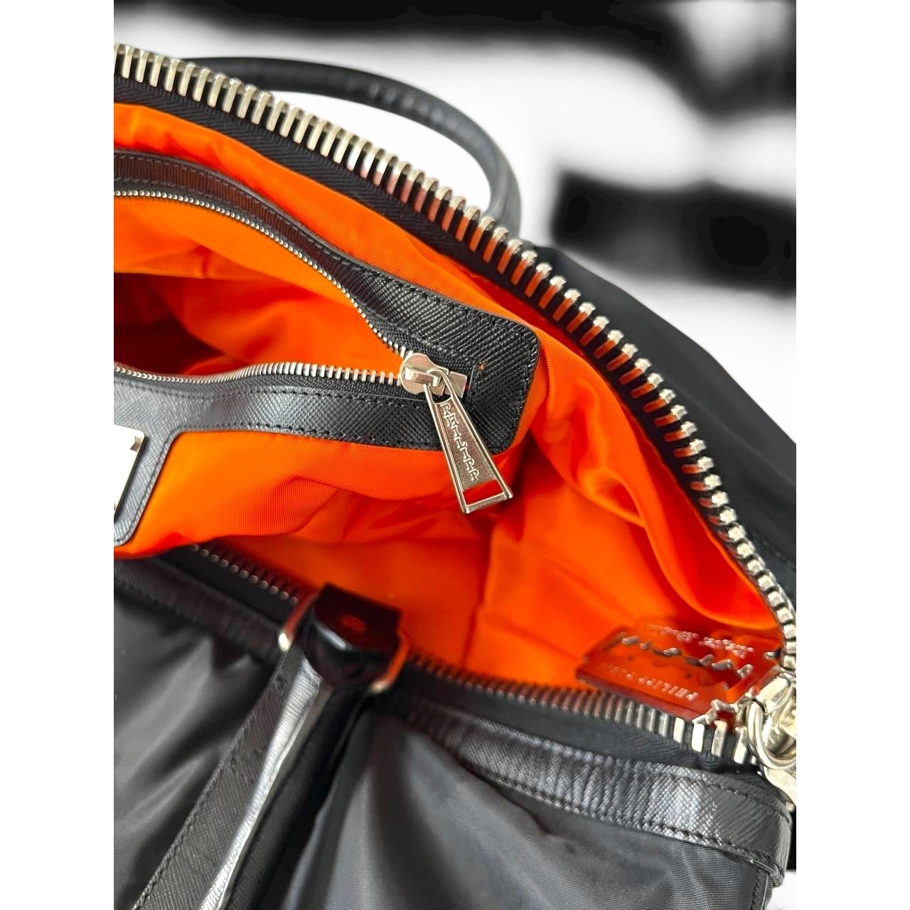Philipp Plein Limited Edition Black Nylon Duffle Bag Weekender Travel Bag