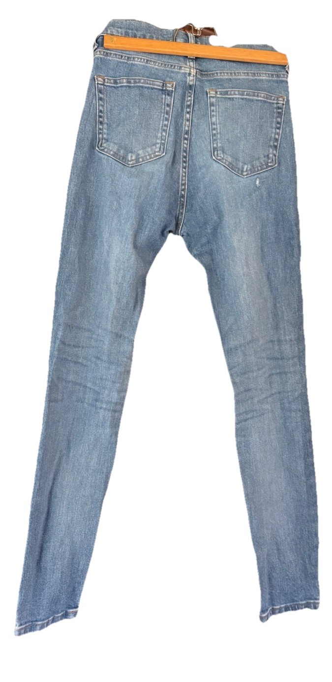 Everlane High Waisted (14 Inch) Jeans Length Inseam 26R Tapered Skinny Hi Waist