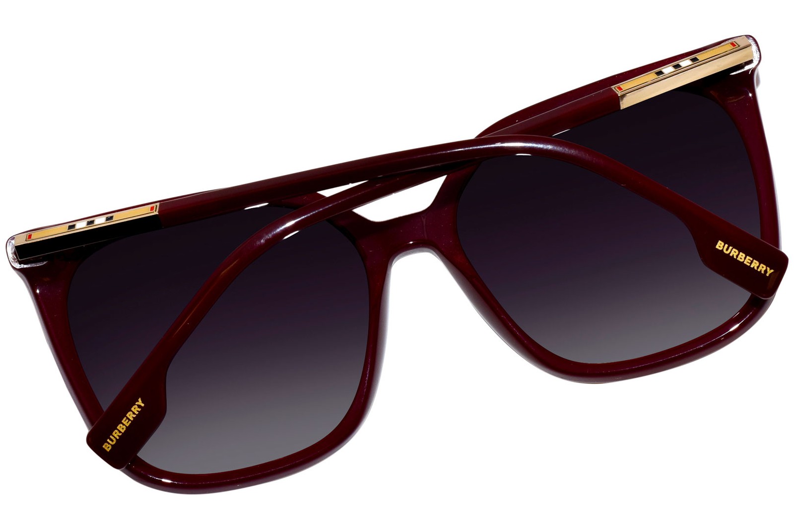 Burberry Emily BE4347 34038G Sunglasses Women’s Bordeaux/Grey Gradient 56mm