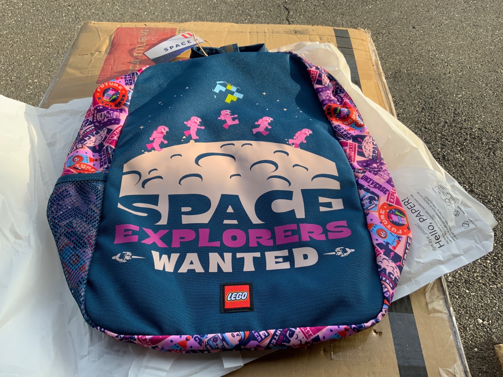 Lego Space Explorers Backpack NEW With Tags Backpack