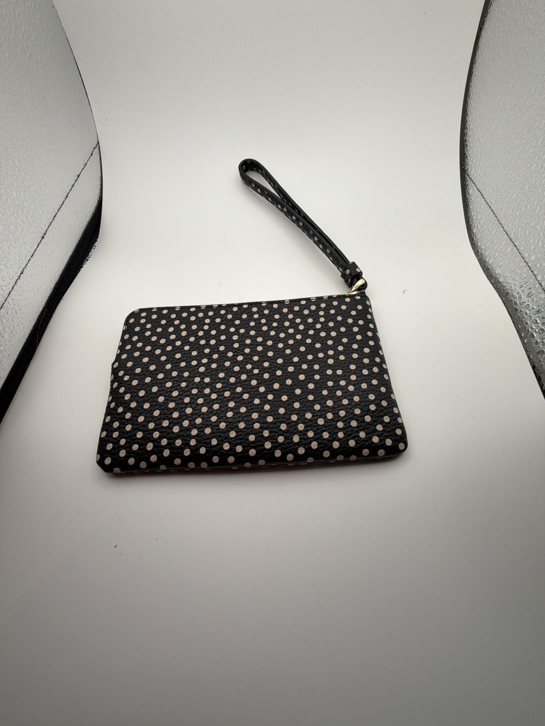 Coach Polka Dot Print Wristlet Pouch